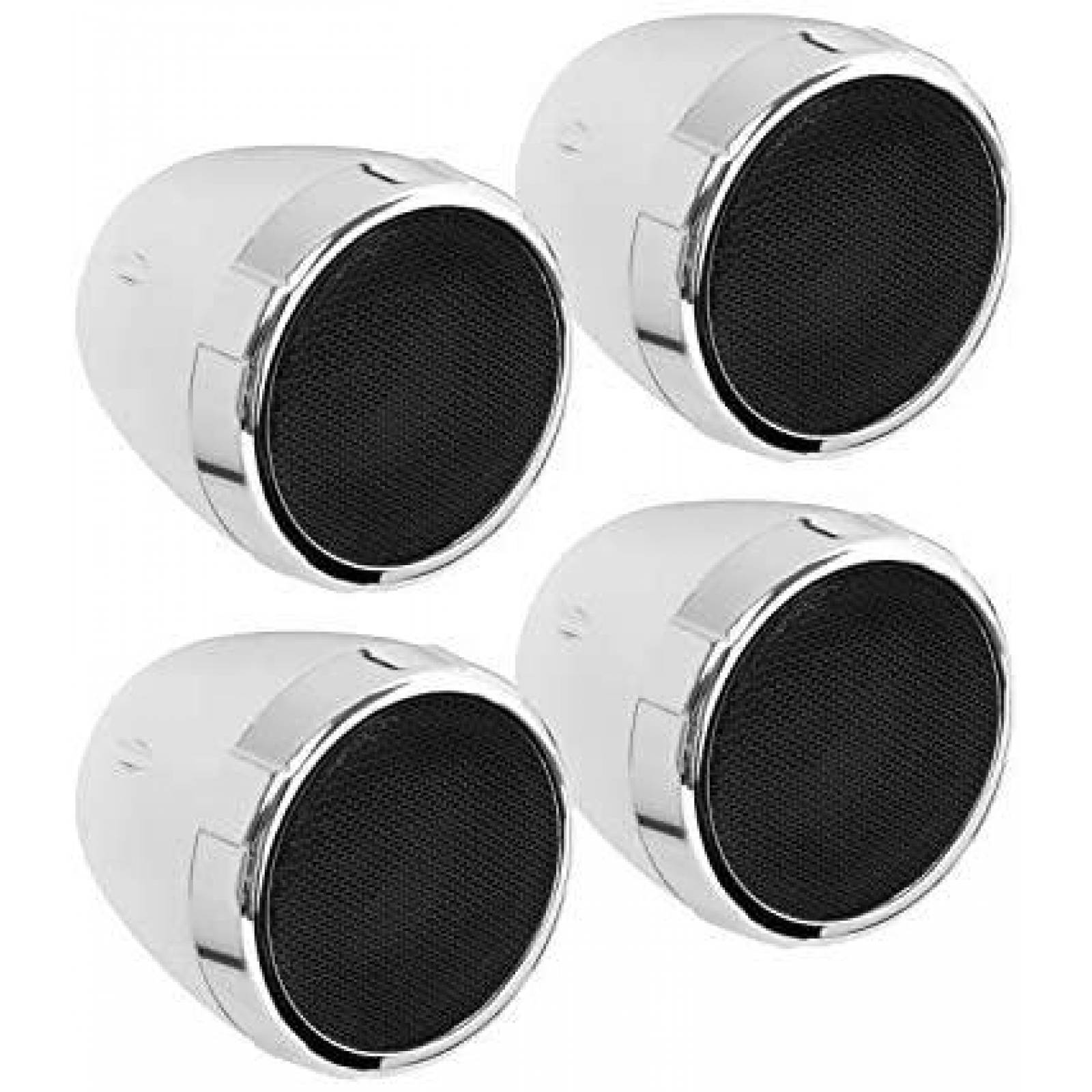 Bocinas BOSS MC475BA Motocicleta impermeable -Blanco