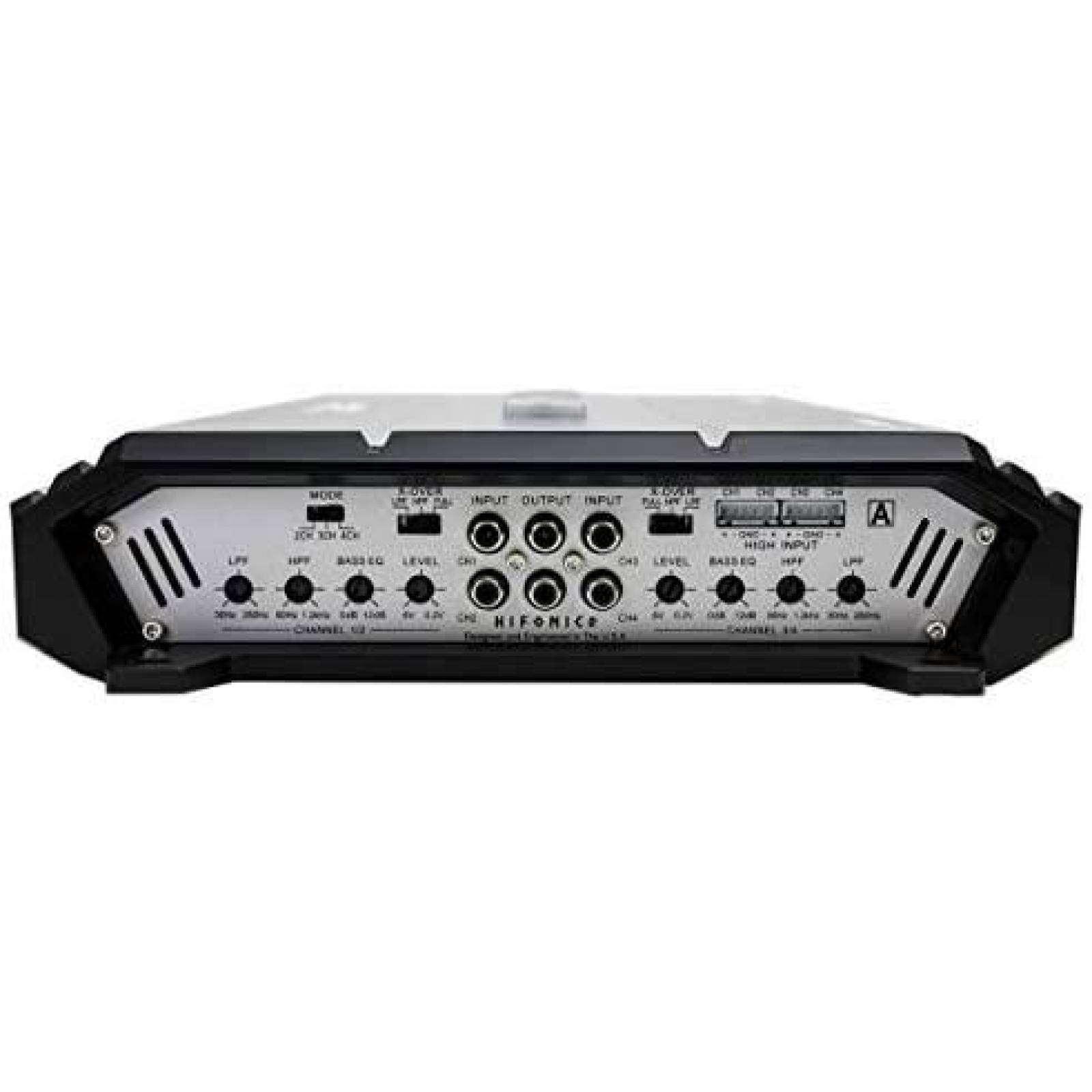 Amplificador Hifonics zxx-1000 4 canales clase AB -Plateado