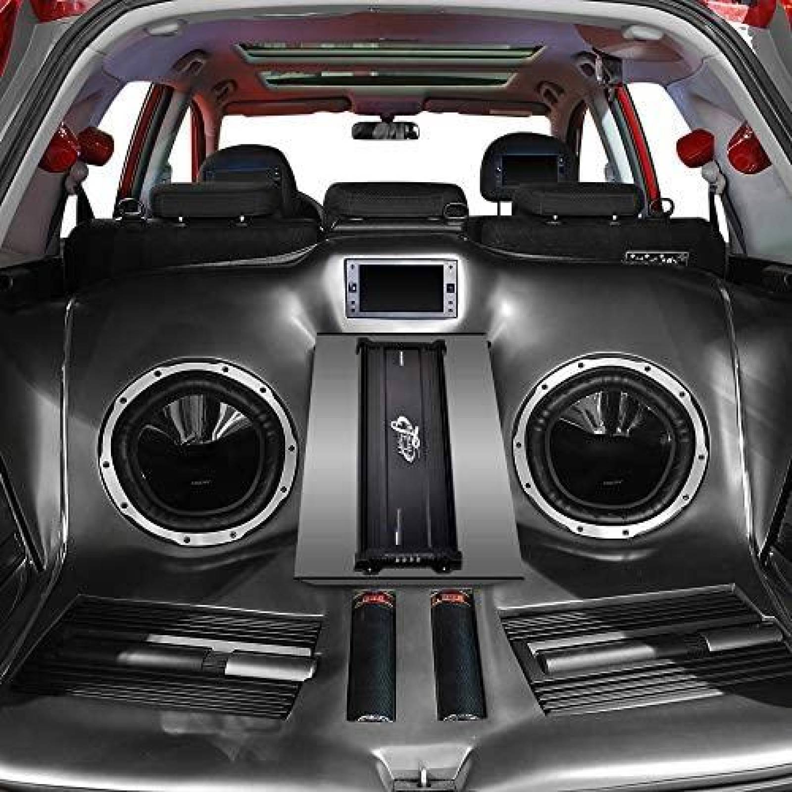 Amplificador para auto Lanzar 4000W 2 Ohm 6 canales