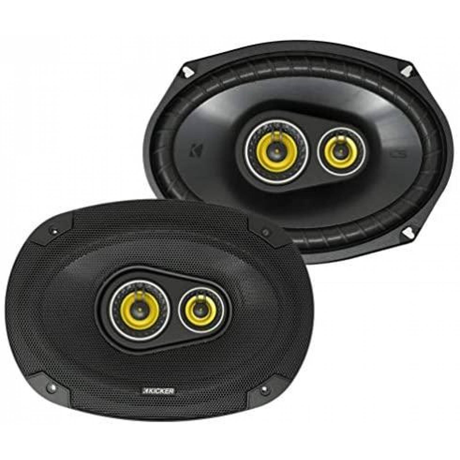 Par de Bocinas Kicker 150 Watts 6" x 9" -Amarillo
