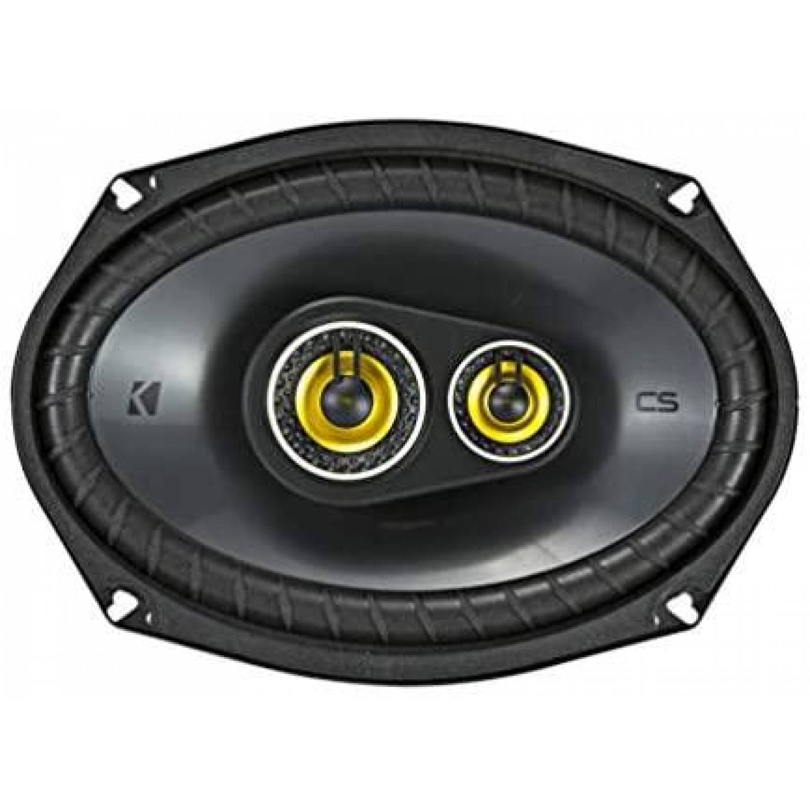 Par de Bocinas Kicker 150 Watts 6" x 9" -Amarillo