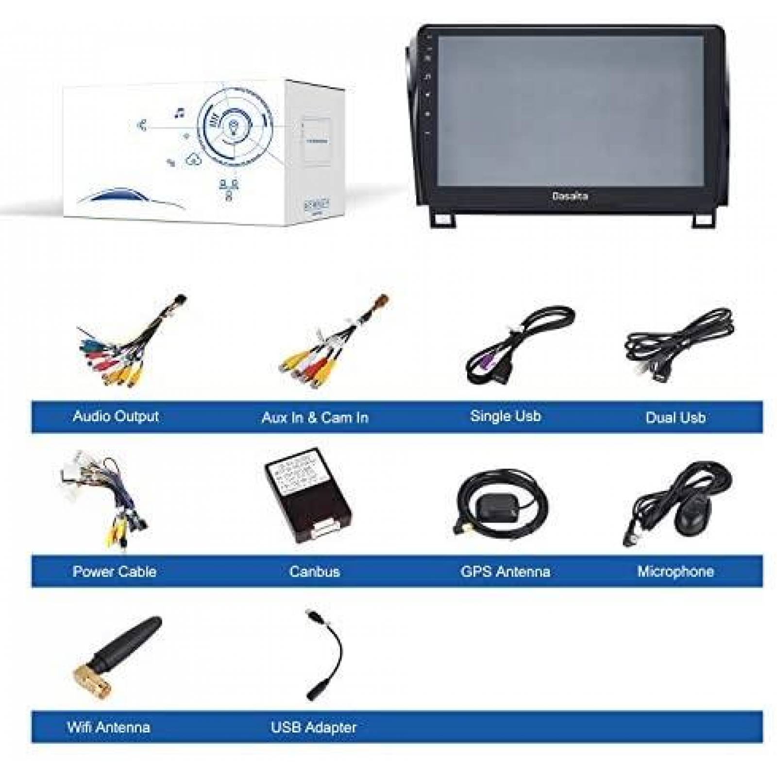 Estereo para Auto Dasaita PX6 10.2'' para Toyota Tundra