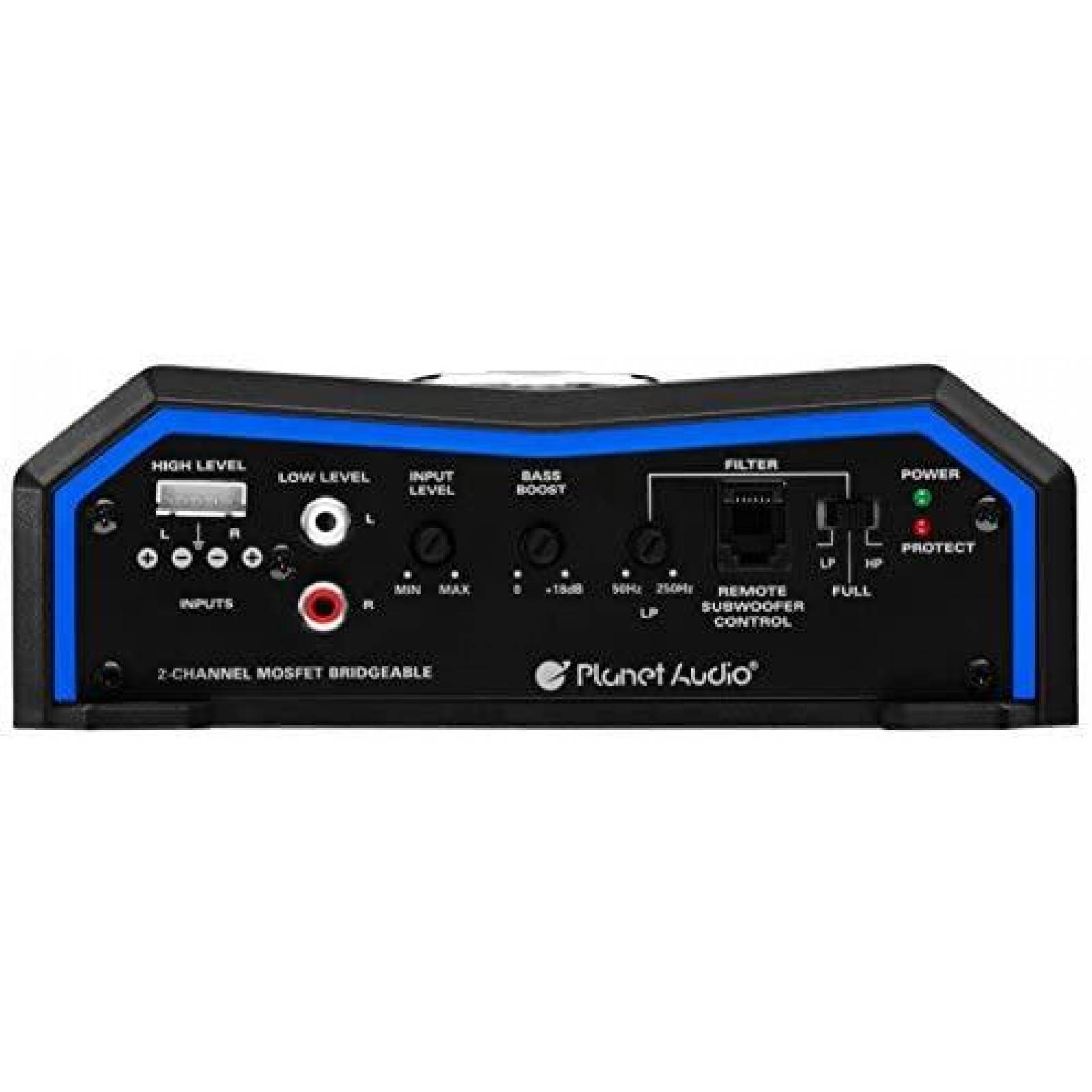 Amplificador para Carro Planet Audio PL3000.2 3000W -Negro
