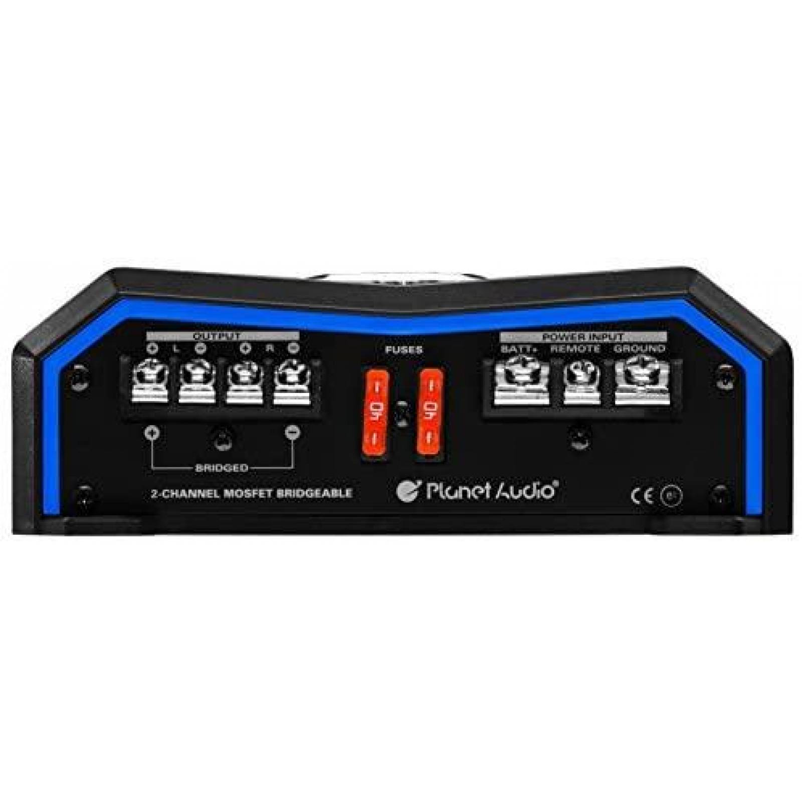 Amplificador para Carro Planet Audio PL3000.2 3000W -Negro