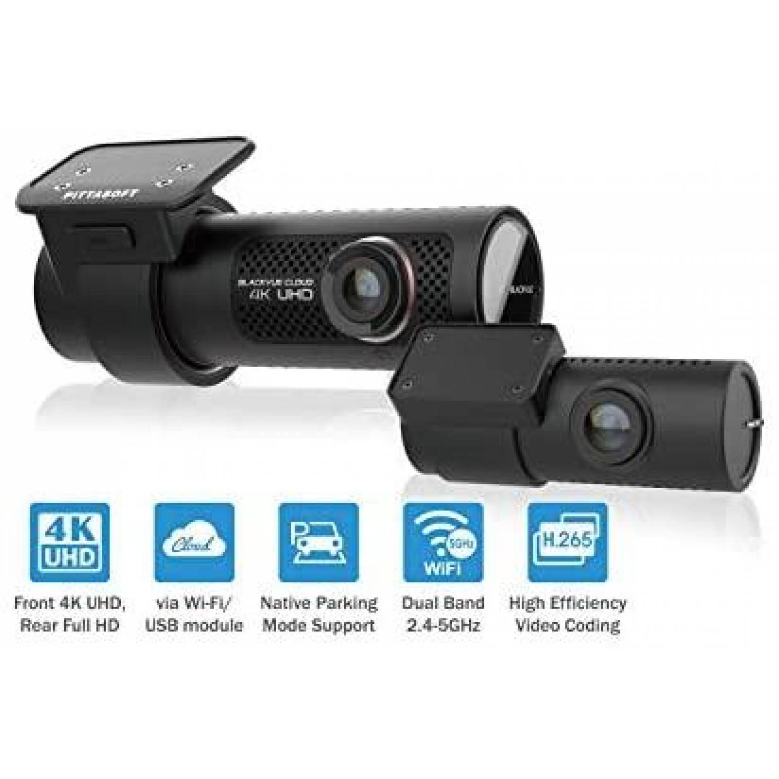 Camara para Auto Blackvue DR900X-2CH con MicroSD de 256 GB