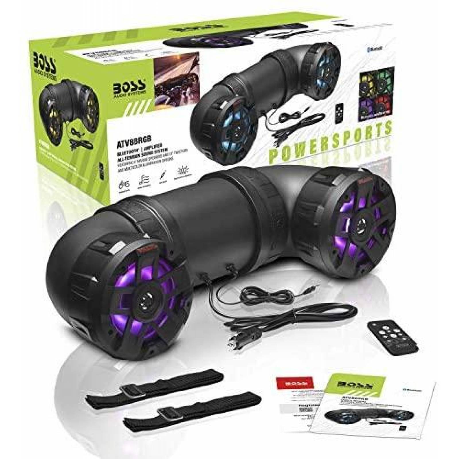 Bocina BOSS Audio Systems A Prueba de Agua Bluetooth -Negro