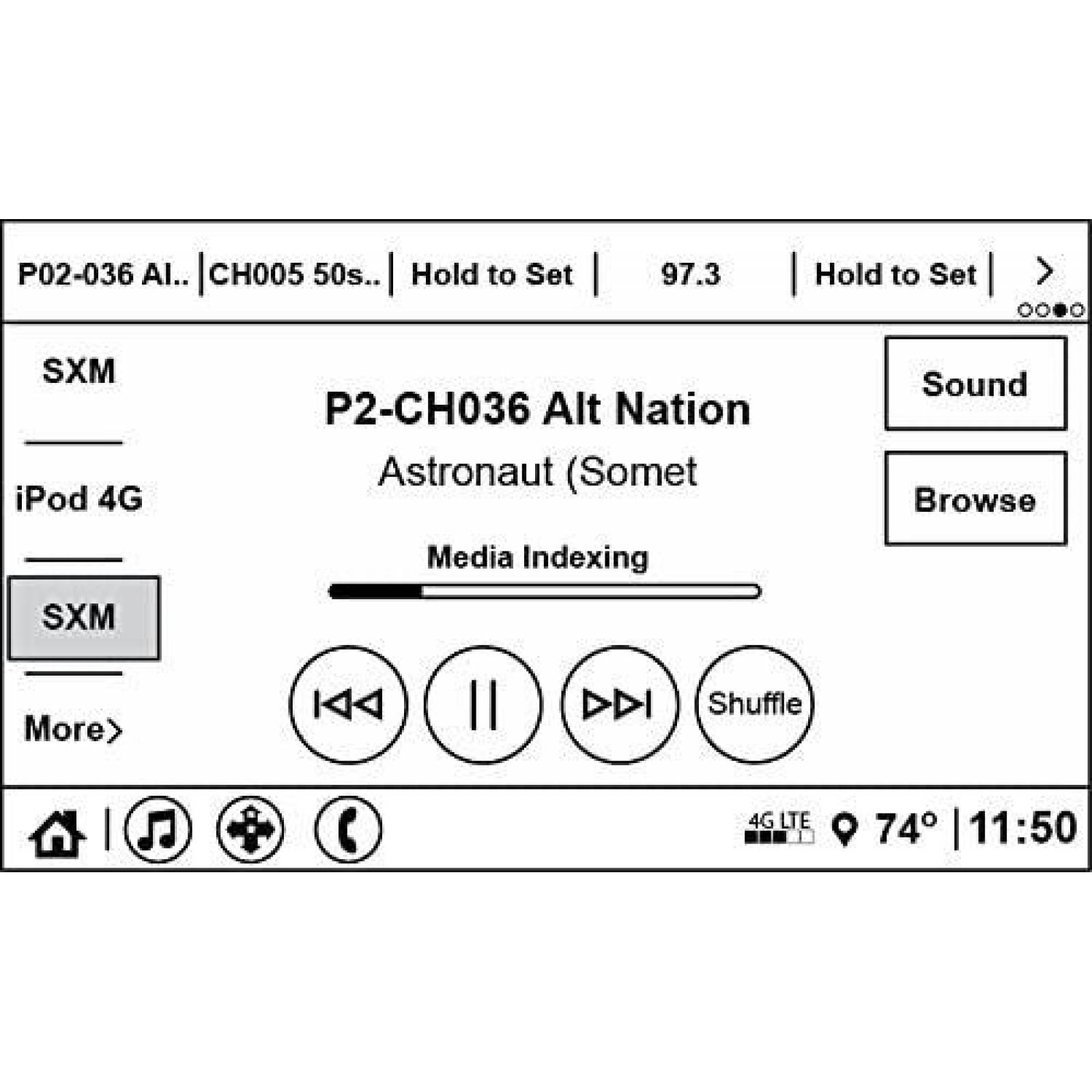 Radio Satelital VAIS Technlogy GSR-GM03 USB FM -Gris
