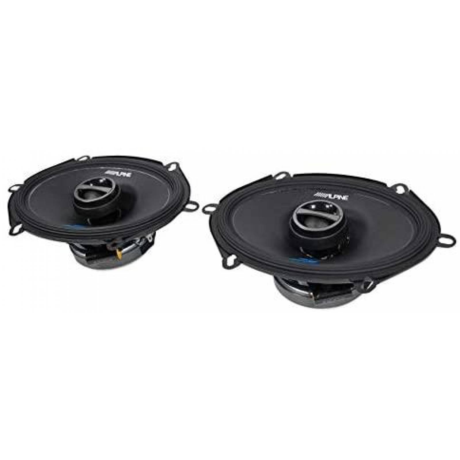 Bocinas Coaxiales Alpine S-S57 5 x 7'' 75W RMS -Negro