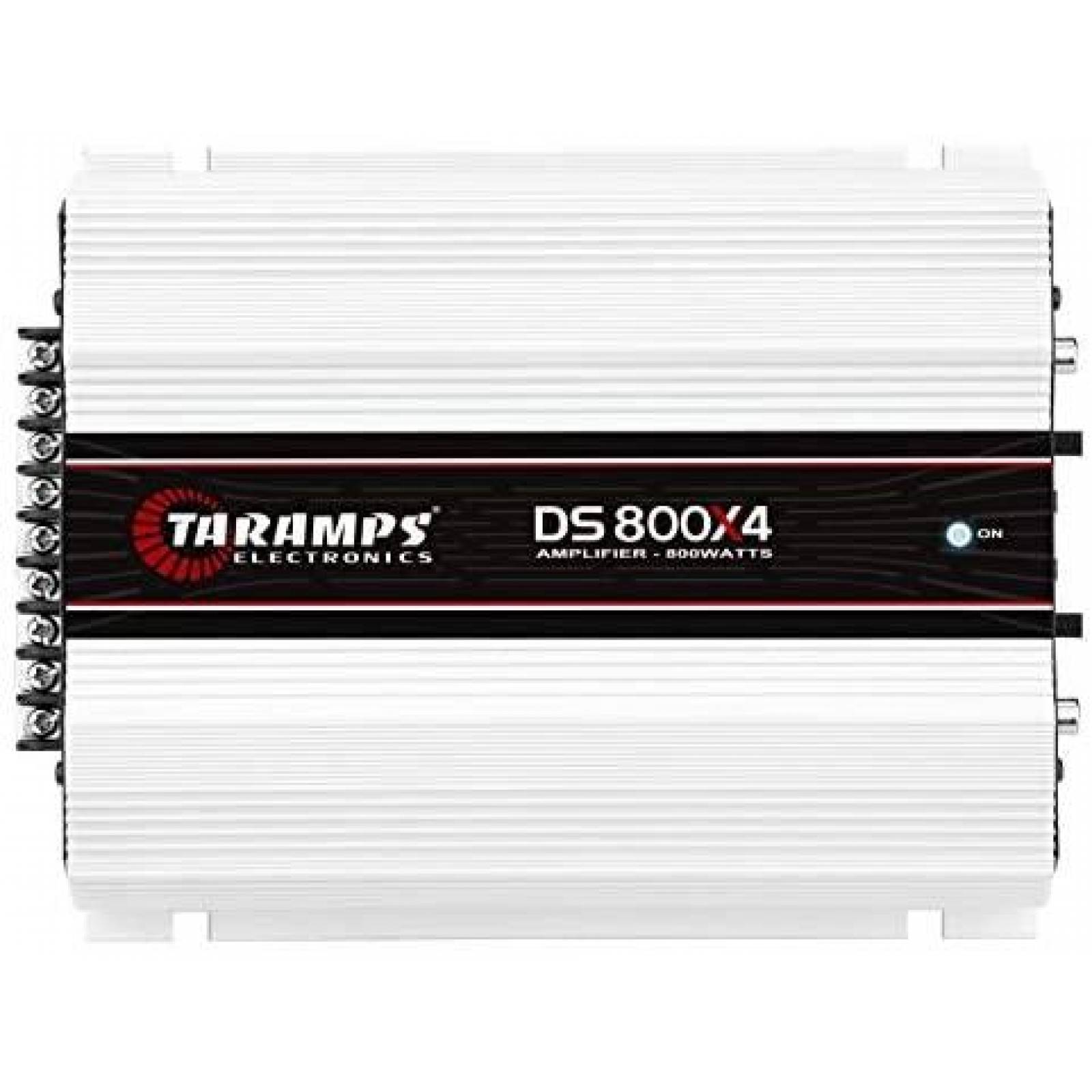 Amplificador Taramp's DS 800x4 1 Ohm 4-CH 800 Watts -Negro