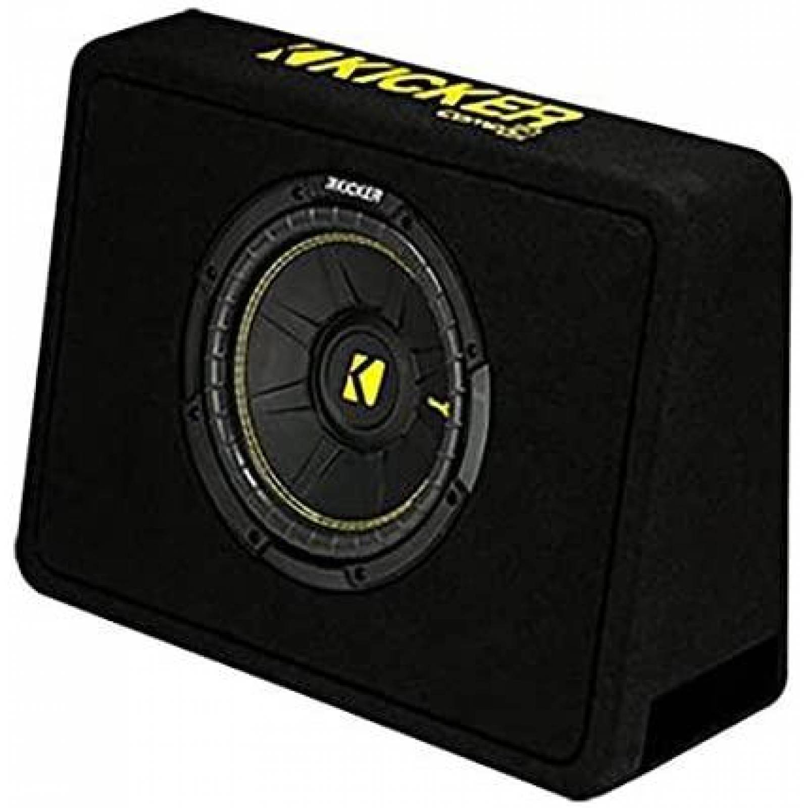 Bocina de Subwoofer Kicker 44TCWC104 10'' 600W 4 Ohm -Negro