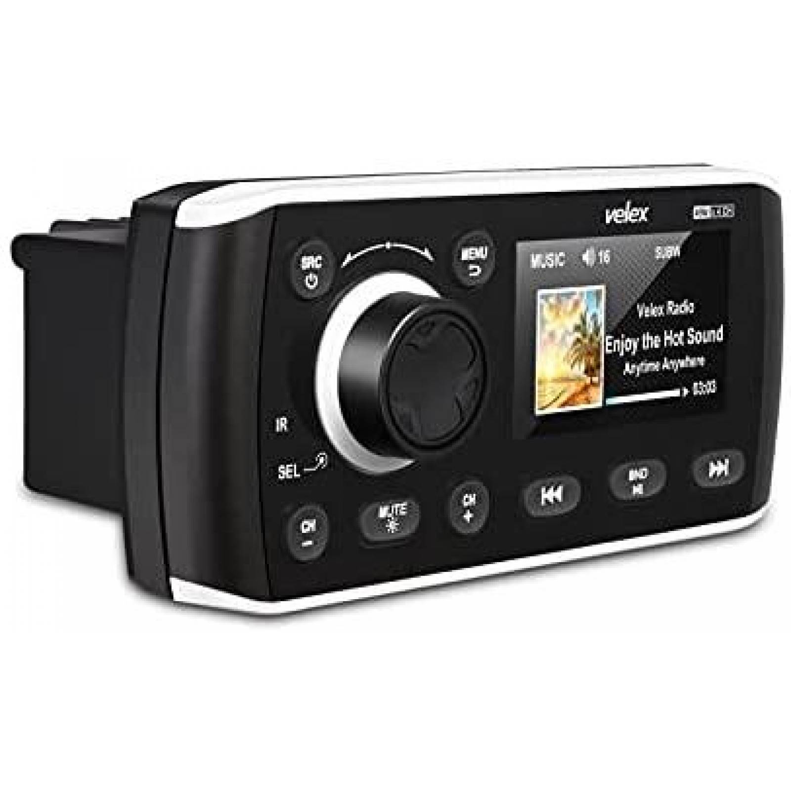 Estereo Velex VX-565 Receptor AM/FM Radio Bluetooth -Negro