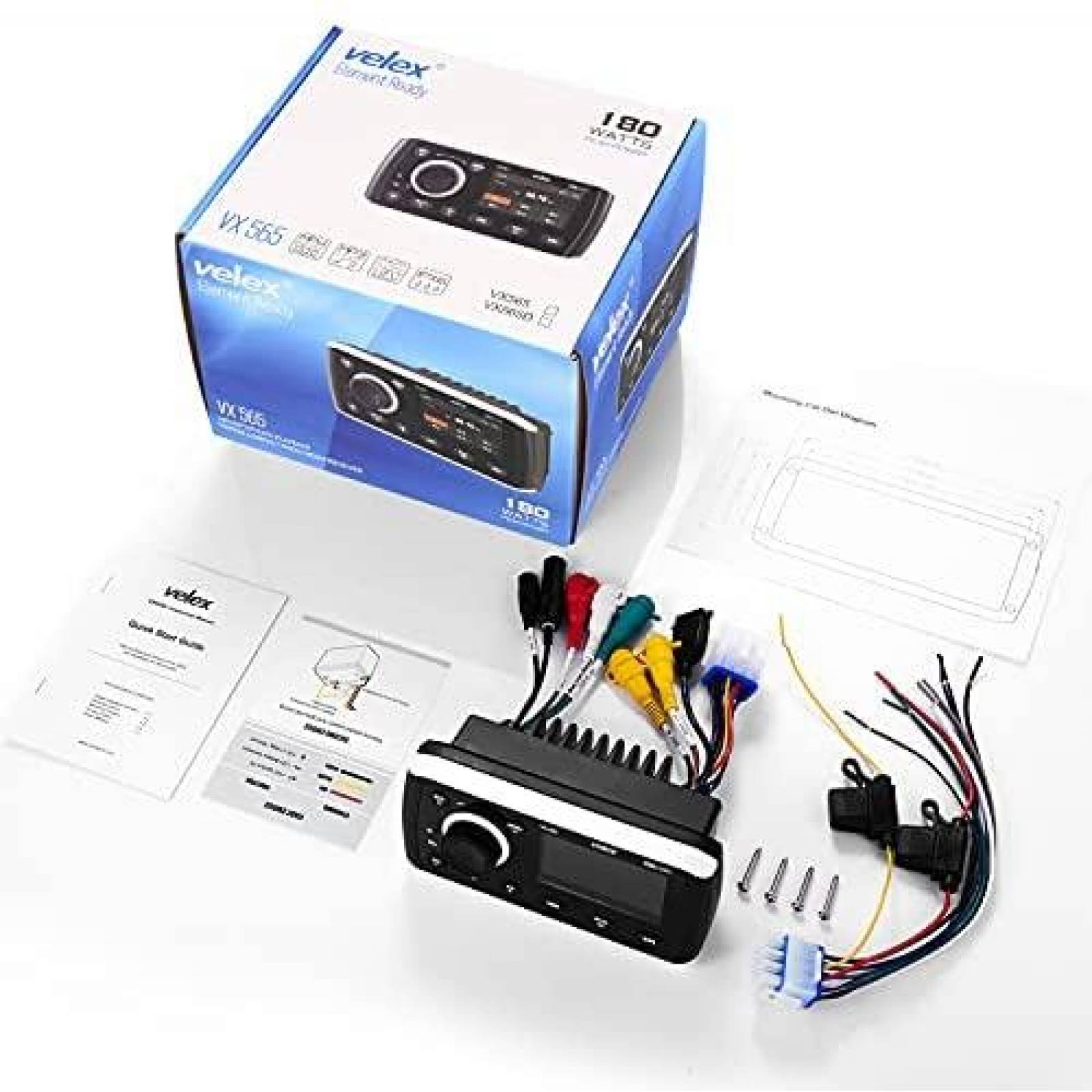 Estereo Velex VX-565 Receptor AM/FM Radio Bluetooth -Negro