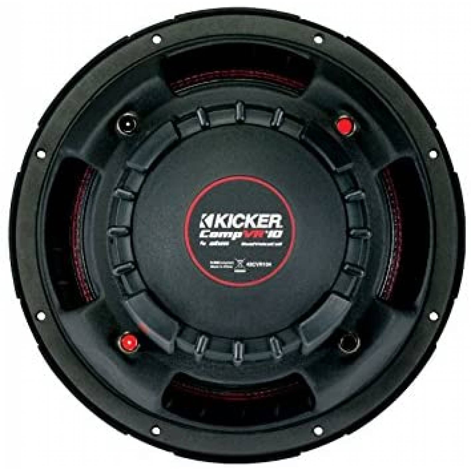 Bocina Kicker CVR104 10'' 350W 4 Ohm Subwoofer -Negro