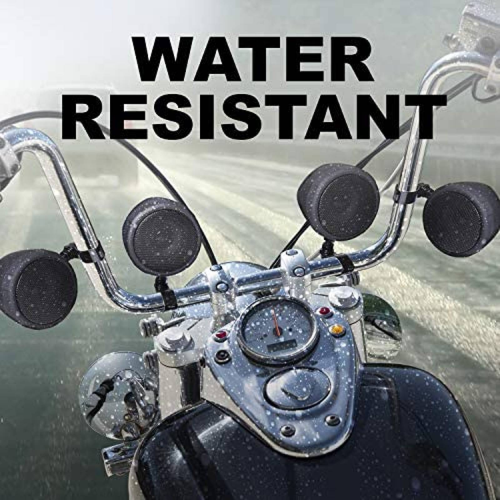 Bocina para motocicleta BOSS MCBK470B Bluetooth -Negro