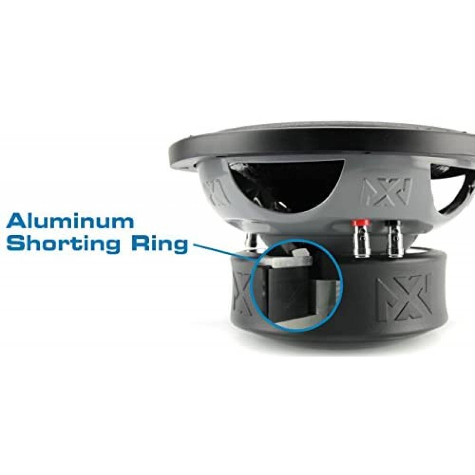 Subwoofer de Auto NVX VSW104V2 10" 500 watt RMS -Negro