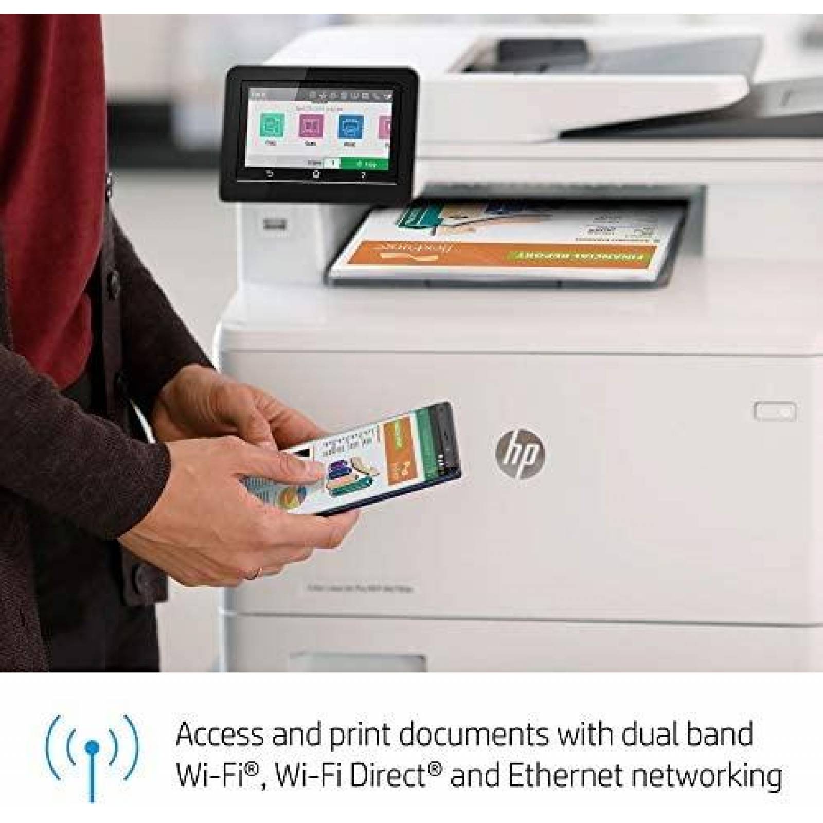 Impresora Laser HP Color LaserJet Pro Multifuncional -Blanco