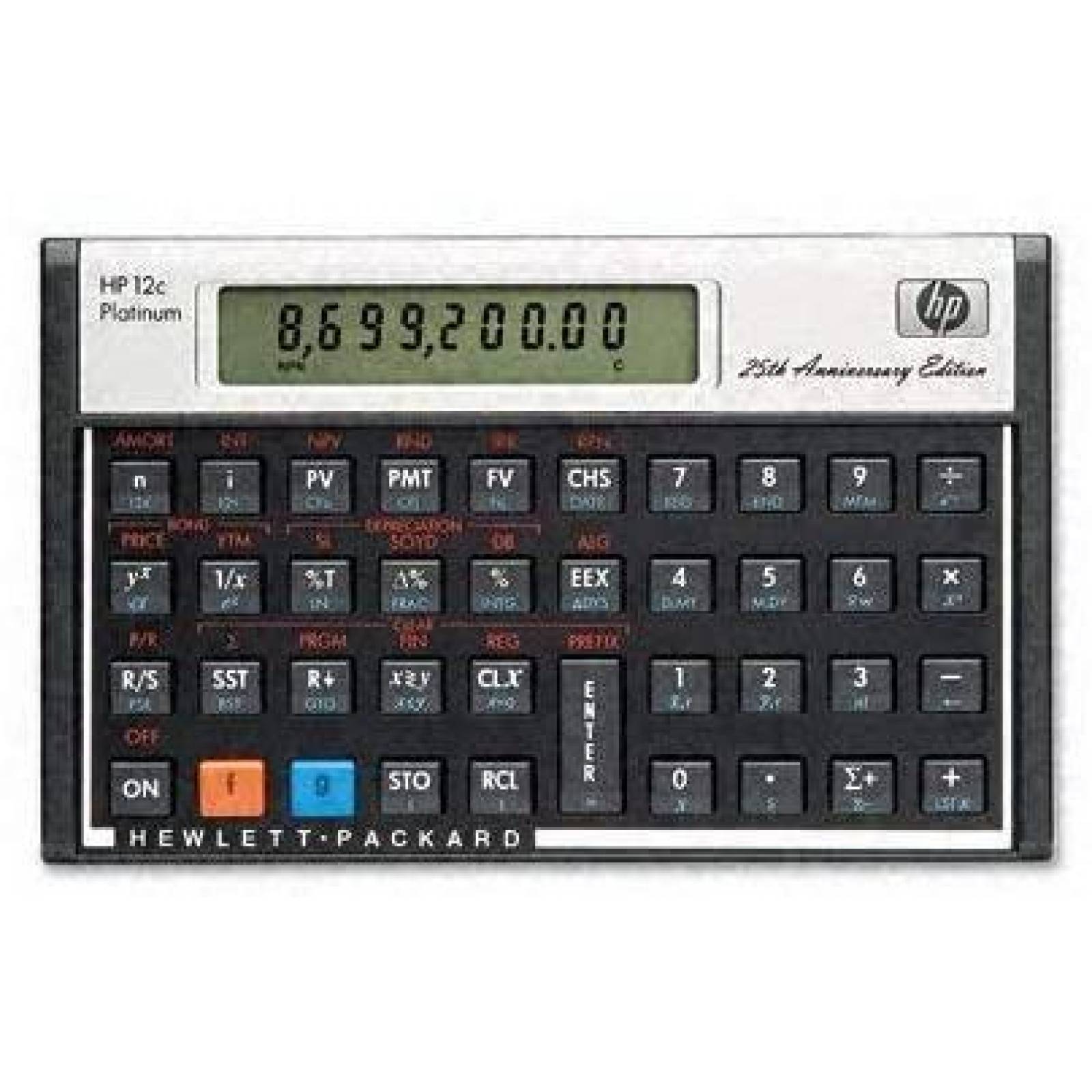 Calculadora de Finanzas HP Hewlett-Packard 12C -Negro
