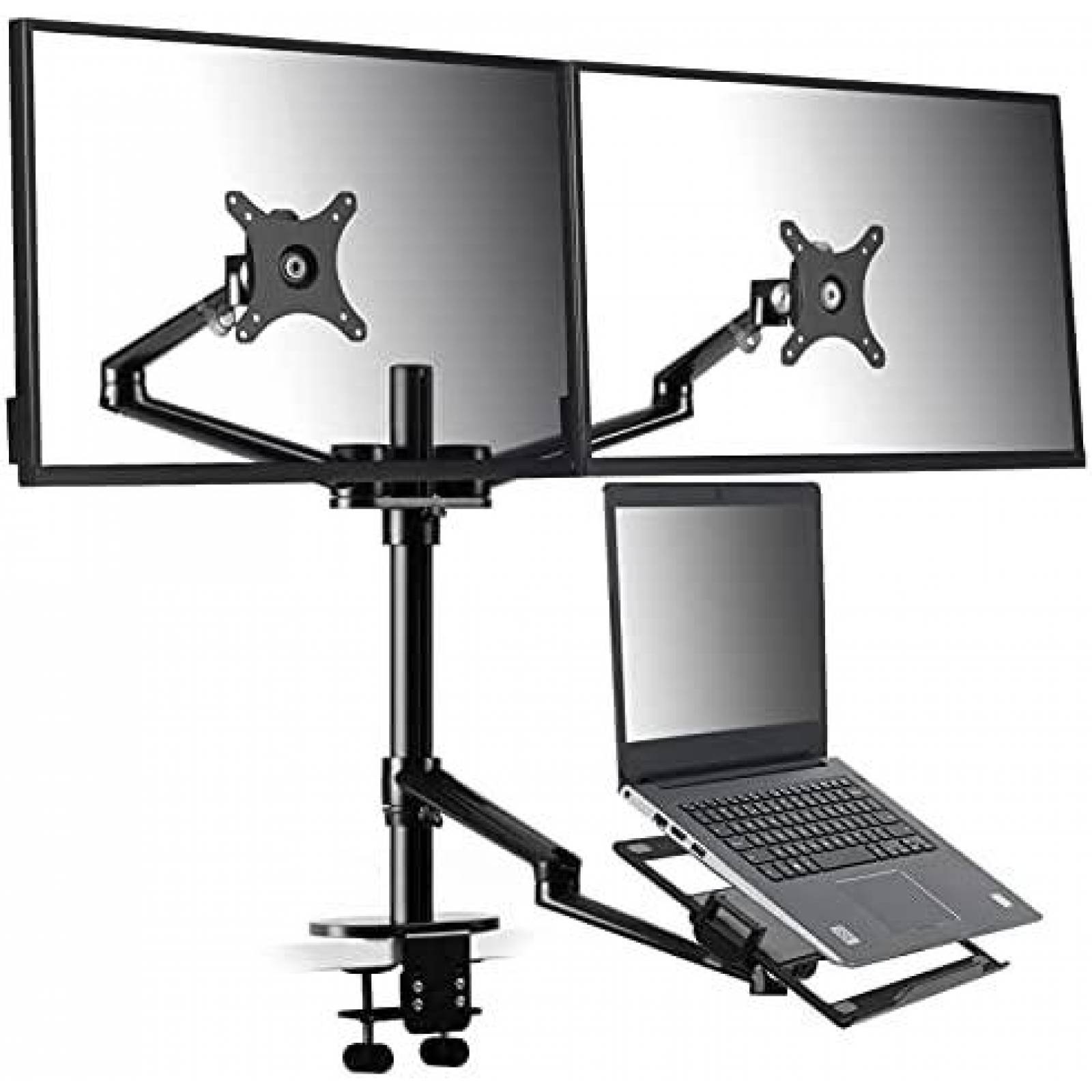 Soporte Viozon 3 en 1 Ajustable para Monitores de Hasta 27''