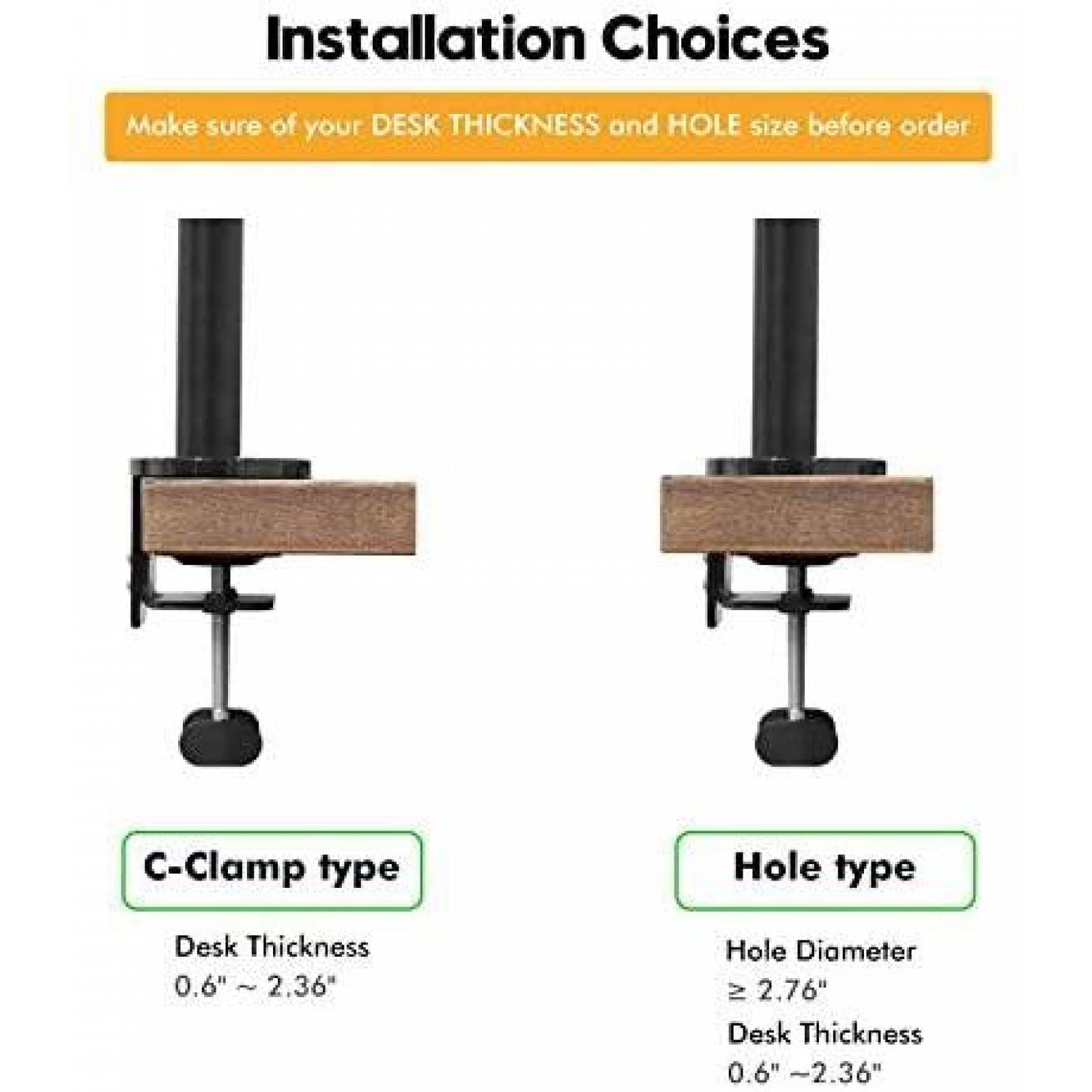 Soporte Viozon 3 en 1 Ajustable para Monitores de Hasta 27''