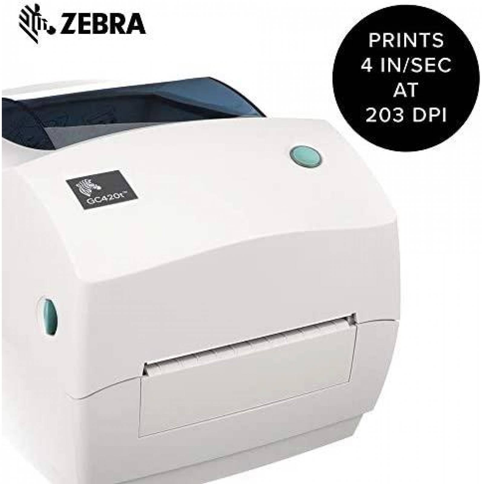 Impresora Termica ZEBRA GC420t USB Monocromatica -Blanco