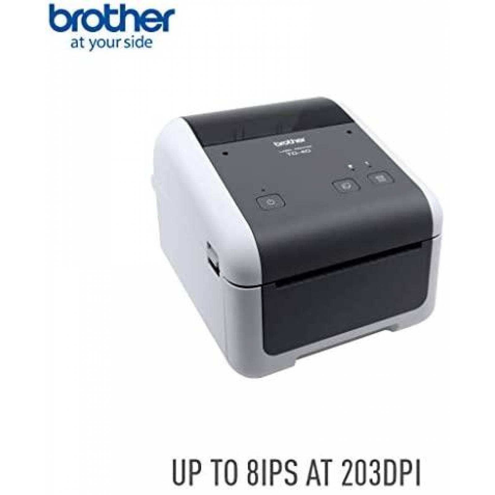 Impresora Brother TD4410D 203 dpi 8 IPS USB 4'' -Gris