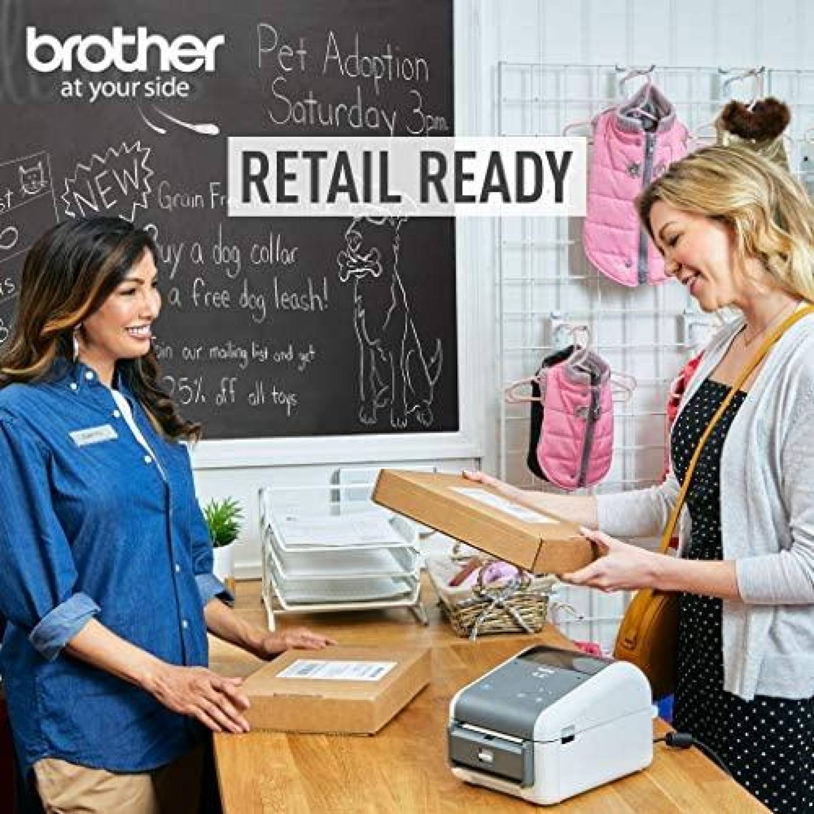 Impresora Brother TD4410D 203 dpi 8 IPS USB 4'' -Gris