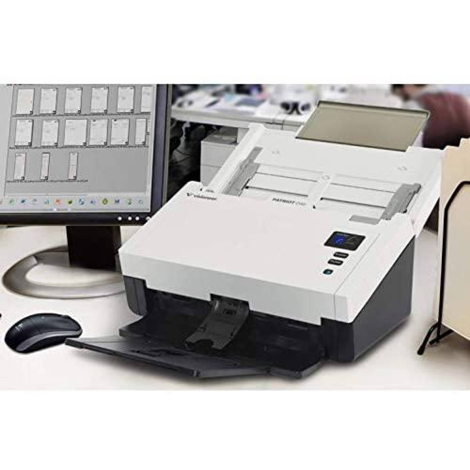 Escaner Visioneer 600 dpi optico USB Duplex -Blanco