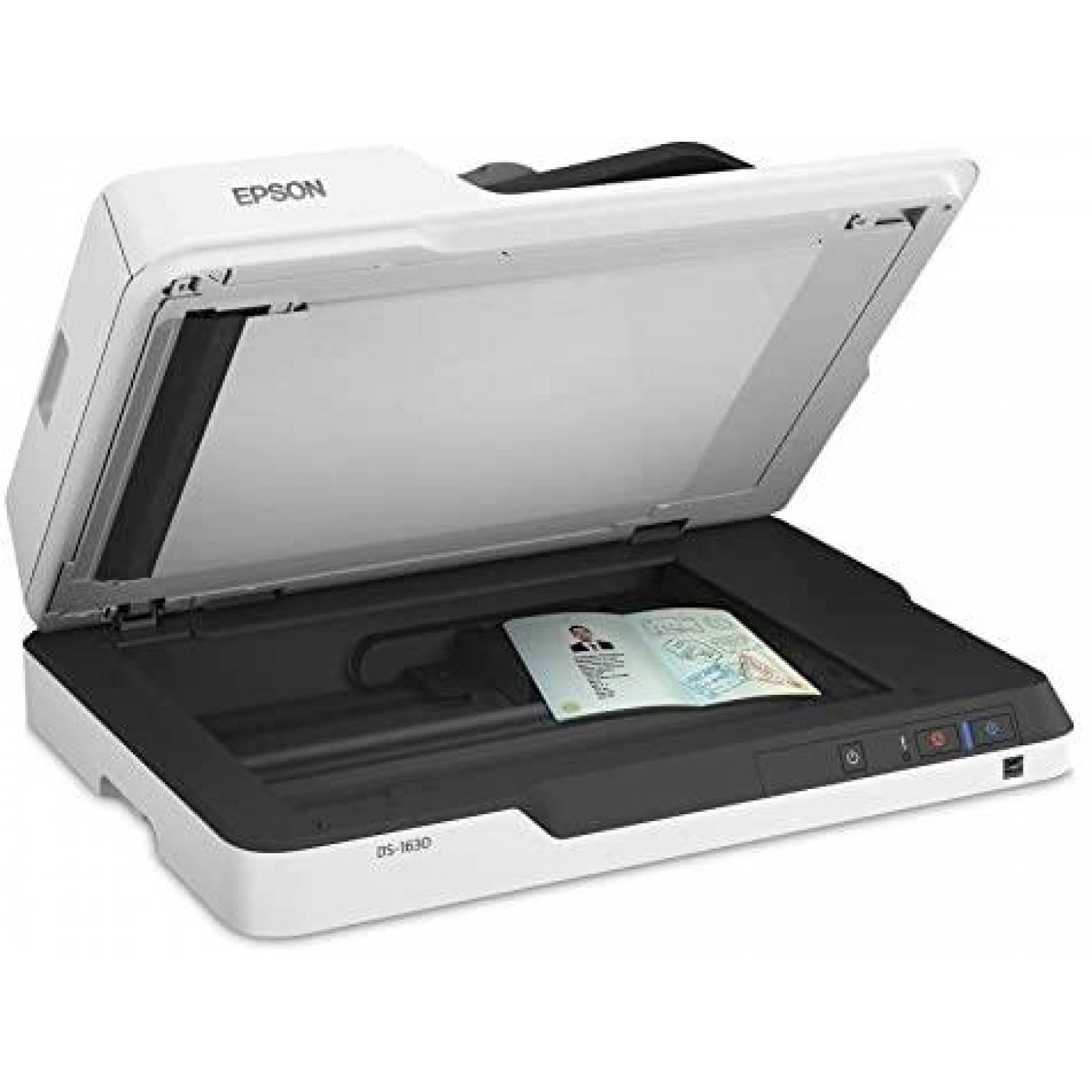 Escaner Epson DS-1630 25 ppm 1200 dpi USB -Blanco