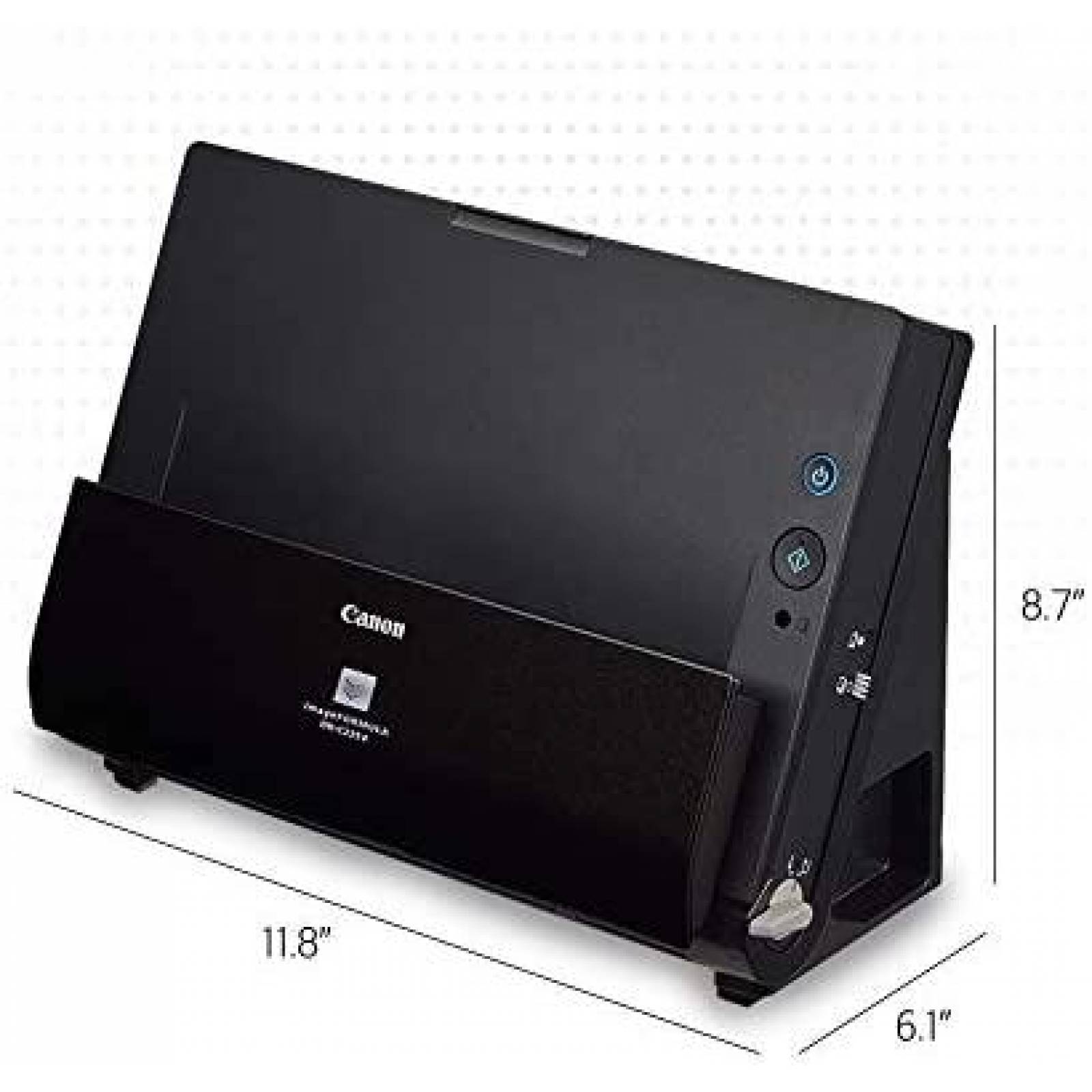 Escaner de Documentos Canon DR-C225 II ImageFORMULA -Negro