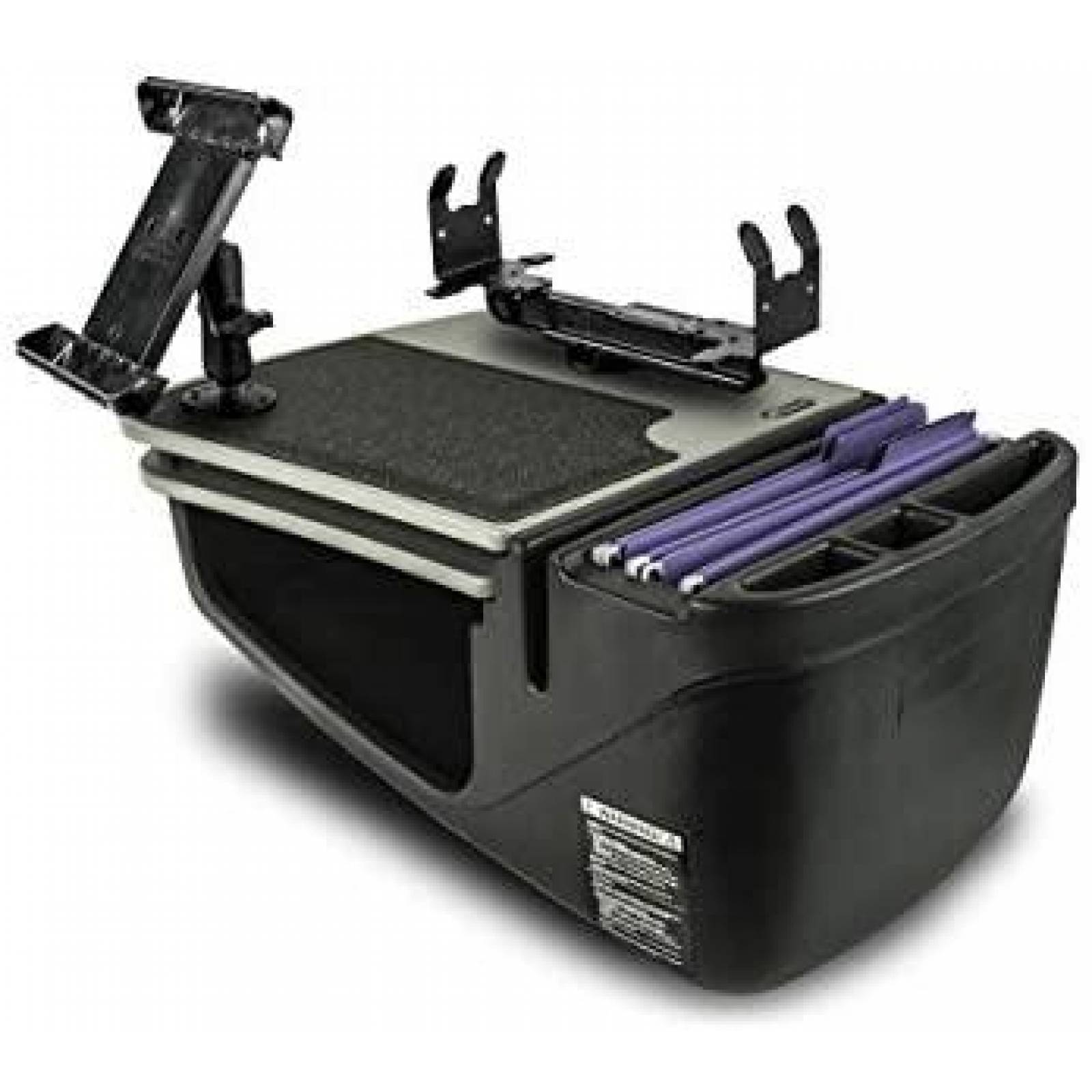 AutoExec ReachDesk NB-01 BS Reach Desk Computadora Para Asiento Trasero De Coche, Abedul Natural