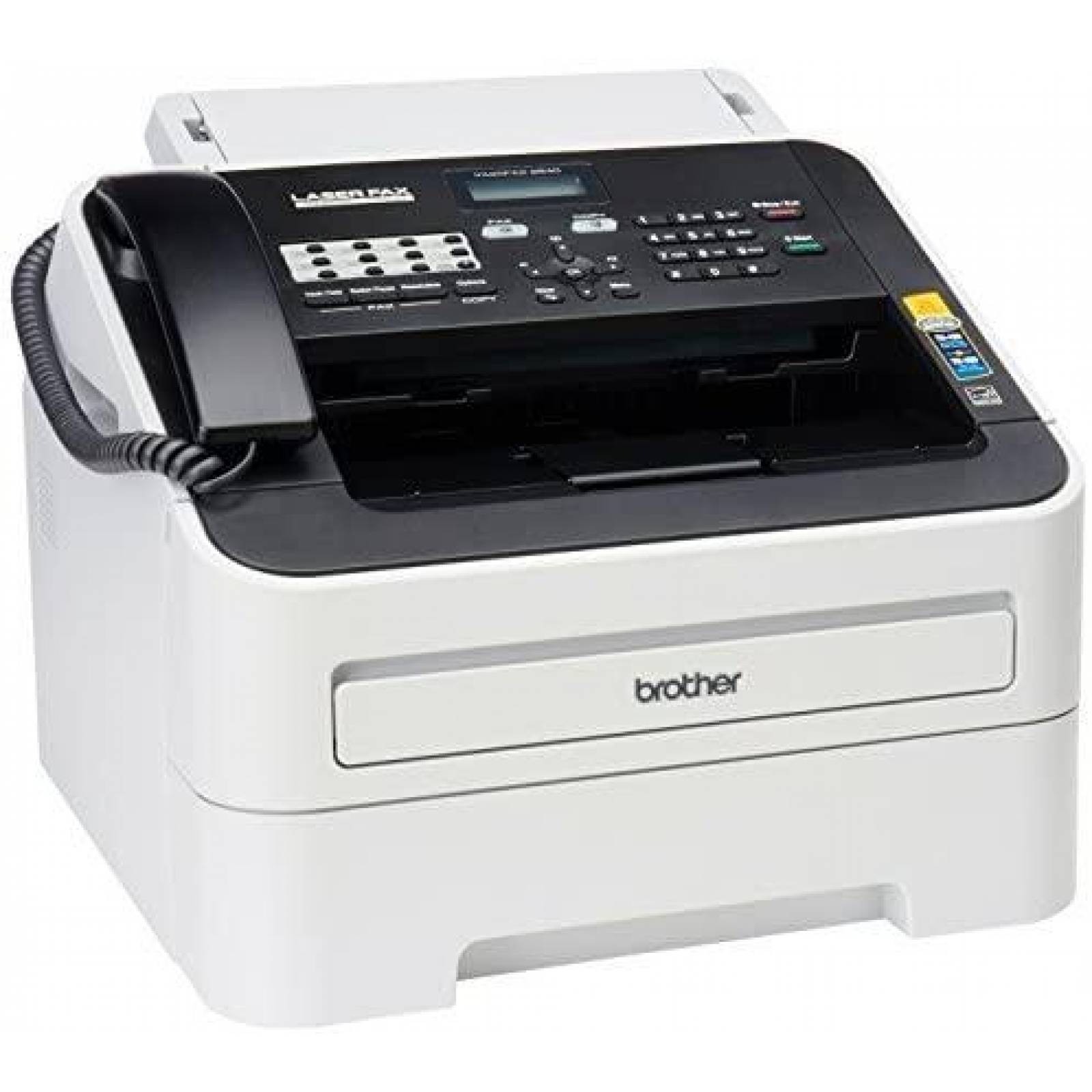 Maquina de Fax Brother FAX-2840 Monocromatica Laser -Blanco
