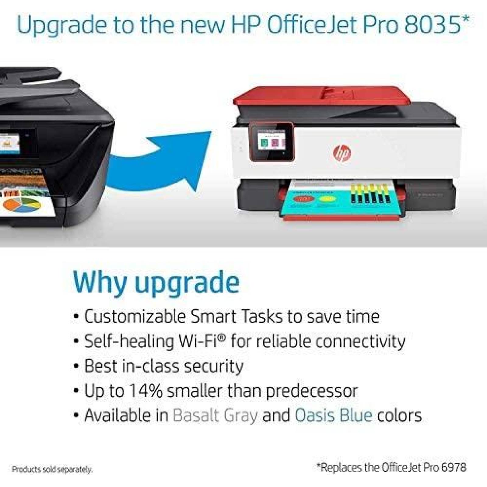 Impresora HP OfficeJet Pro 6978 Compatible con Alexa -Negro