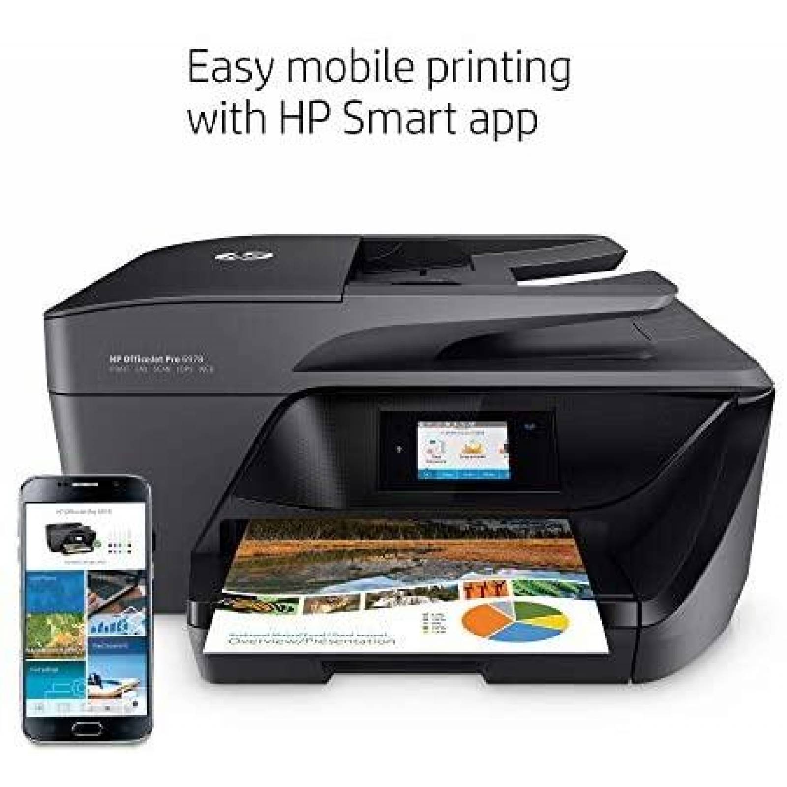 Impresora HP OfficeJet Pro 6978 Compatible con Alexa -Negro