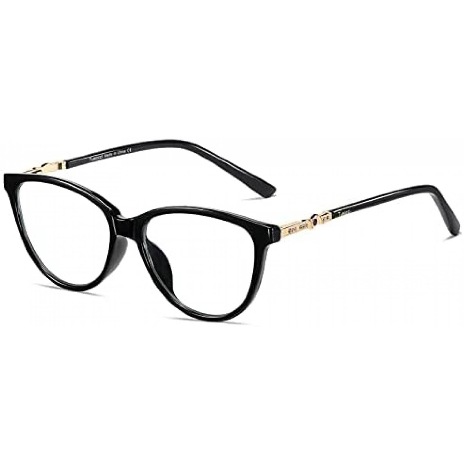 Lentes Antireflejantes MORIYUE para Mujer TR90 -Negro