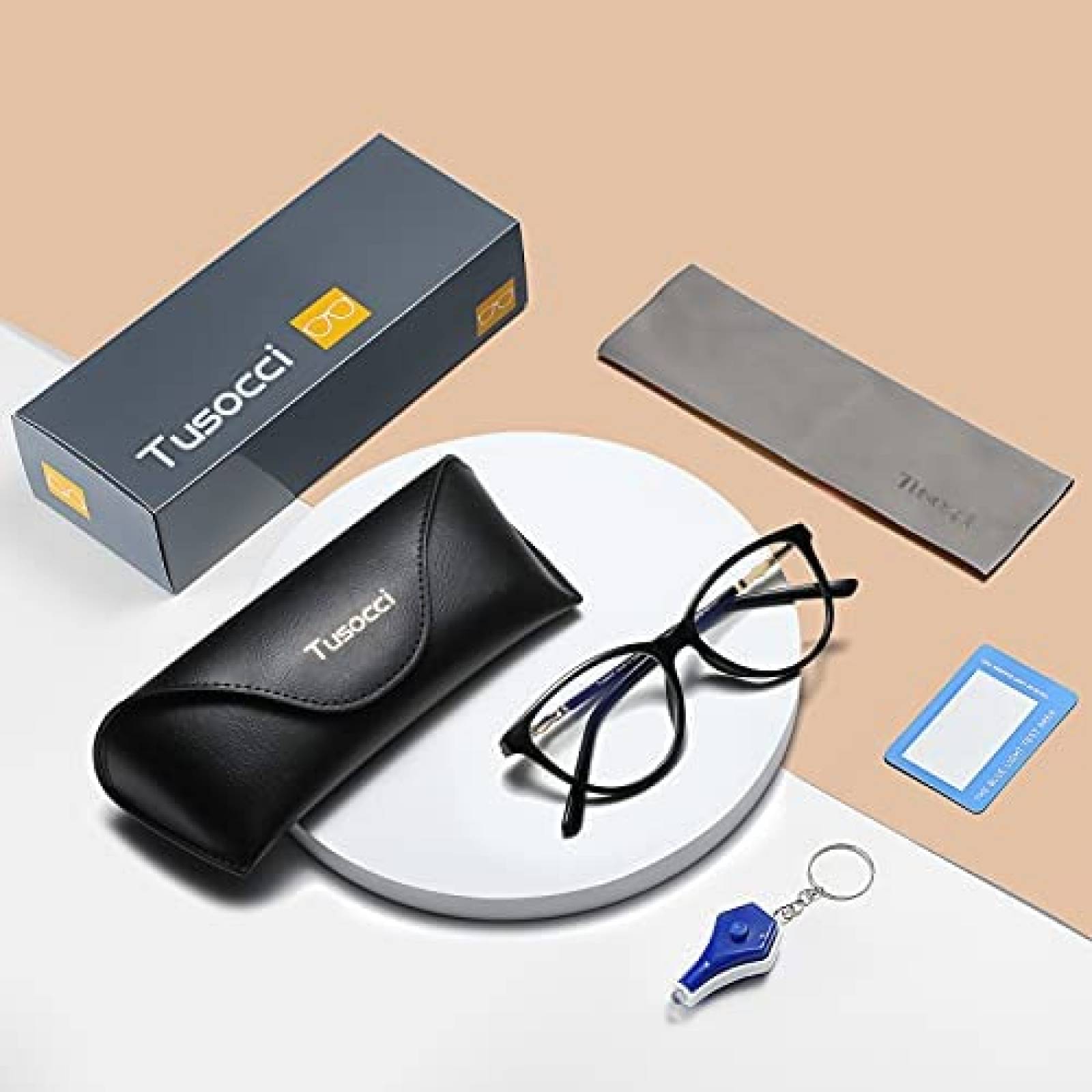 Lentes Antireflejantes MORIYUE para Mujer TR90 -Negro