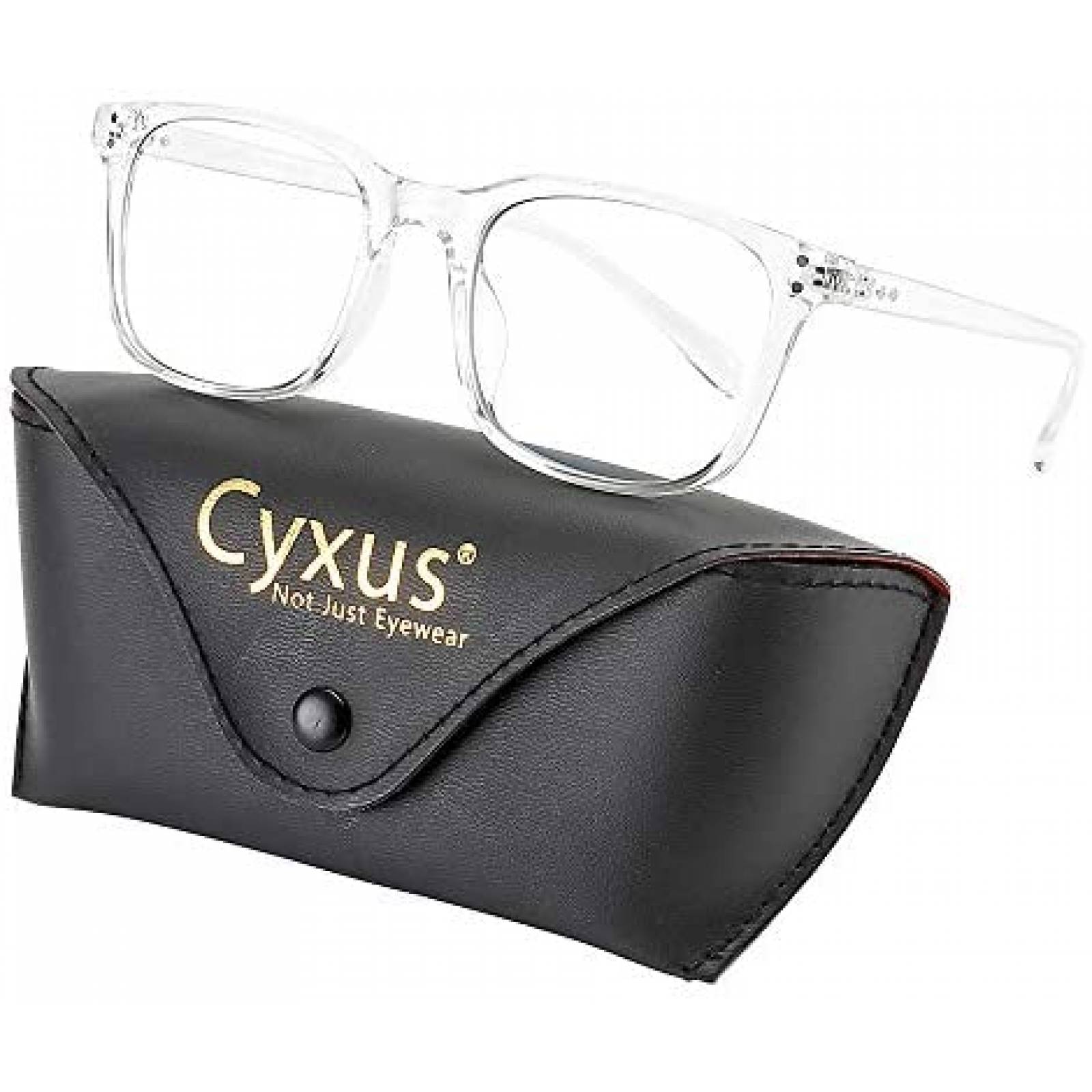Lentes de Bloqueo de Luz Azul Cyxus Stylish -Transparente