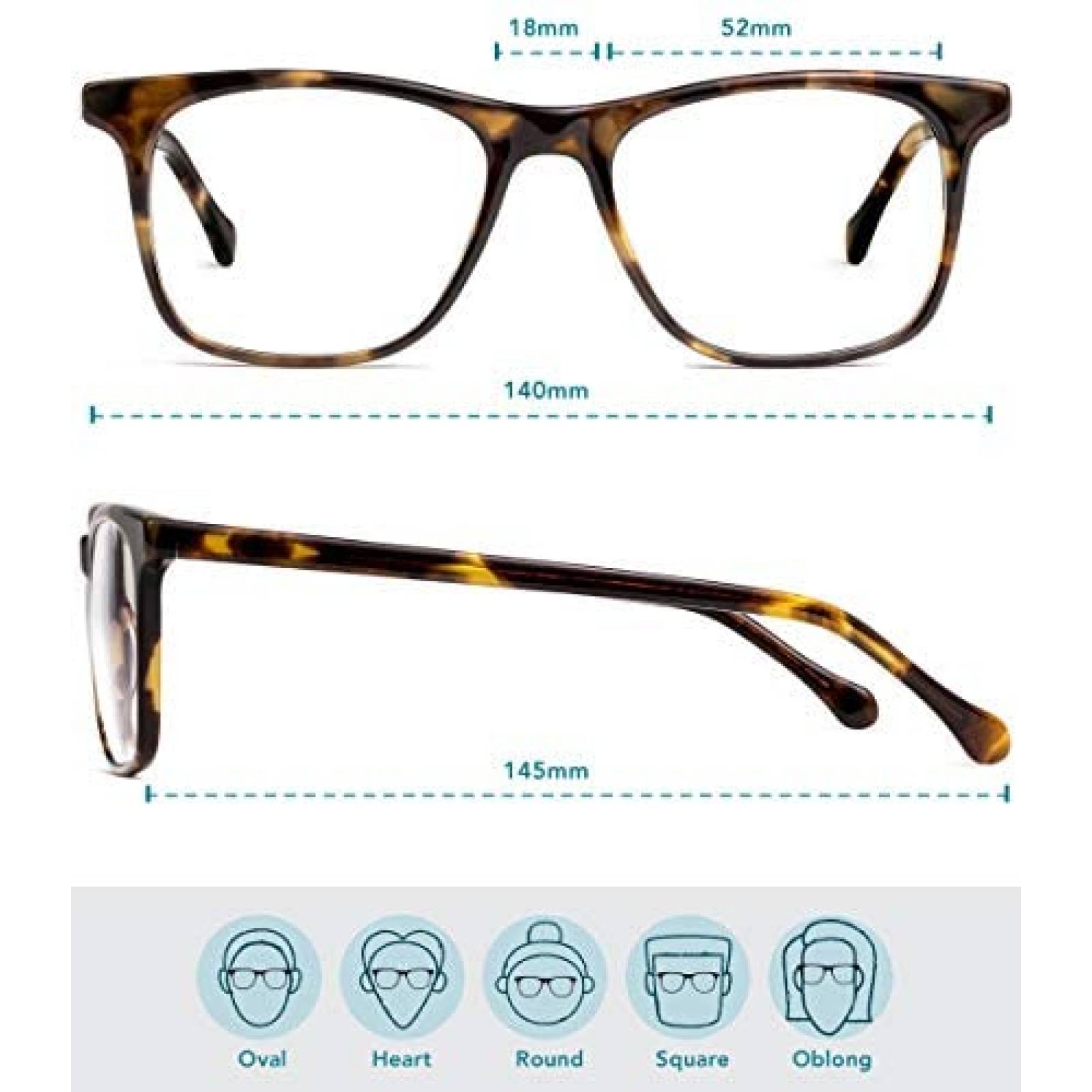 Lentes para Trabajo en Computadora Felix Gray -Cafe