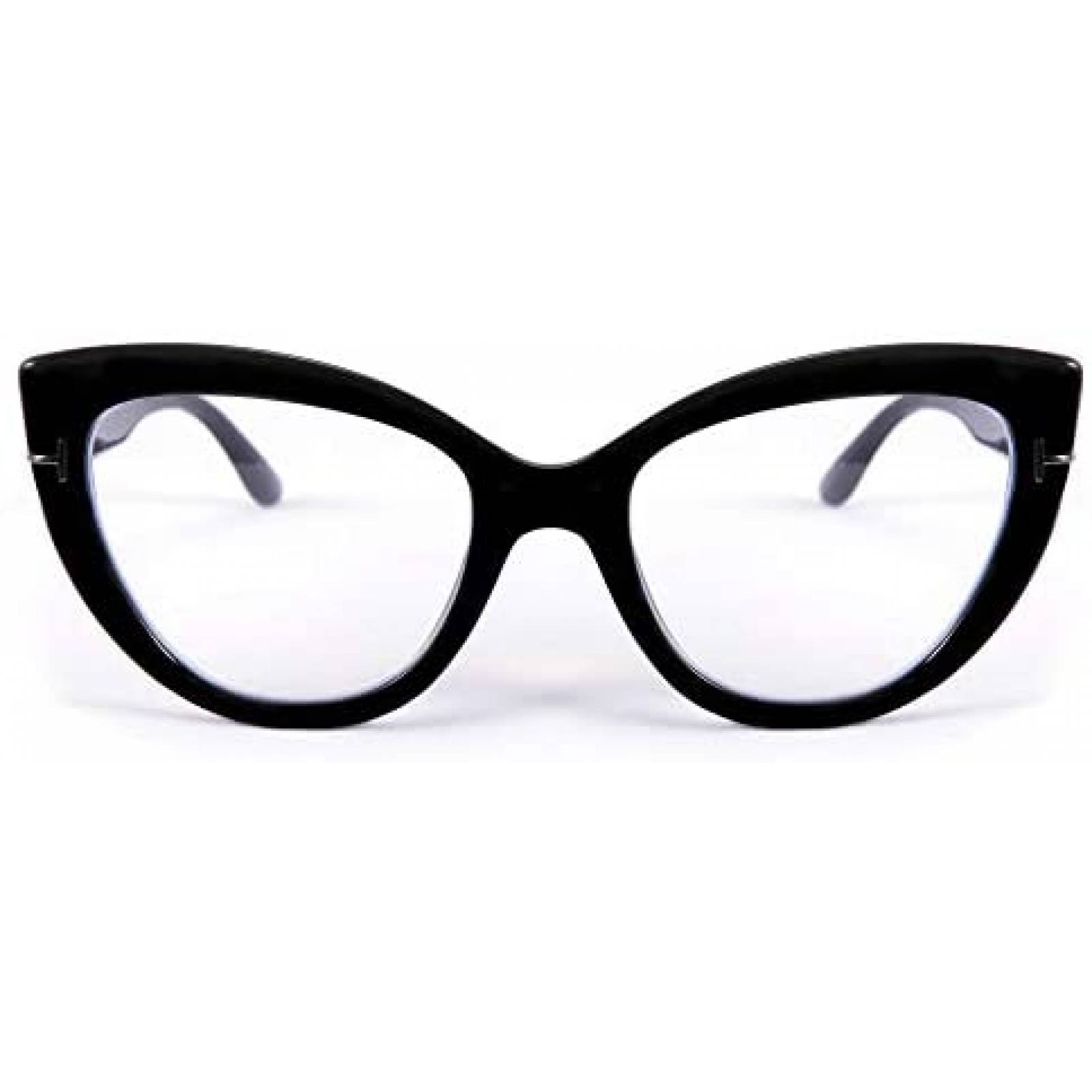 Gafas de bloqueo de luz azul FEISEDY gruesas de ojo de gato