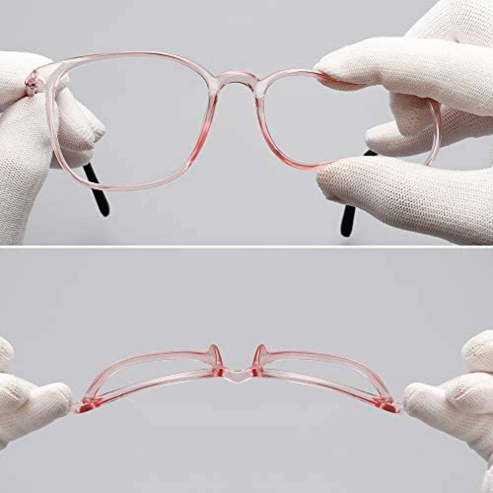 Lentes de Bloqueo de Luz Azul Cyxus Unisex con UV400 -Rosa