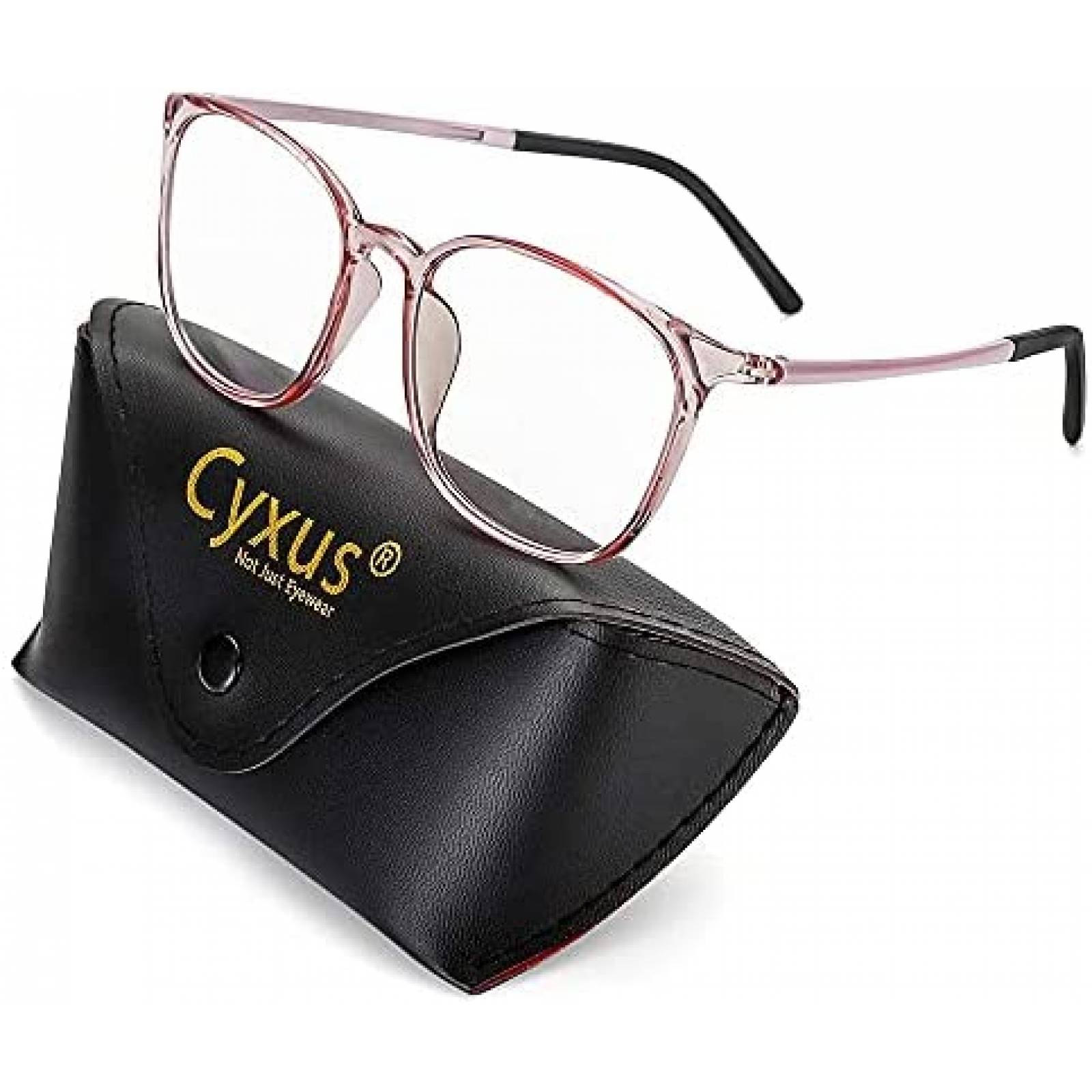 Lentes de Bloqueo de Luz Azul Cyxus Unisex con UV400 -Rosa