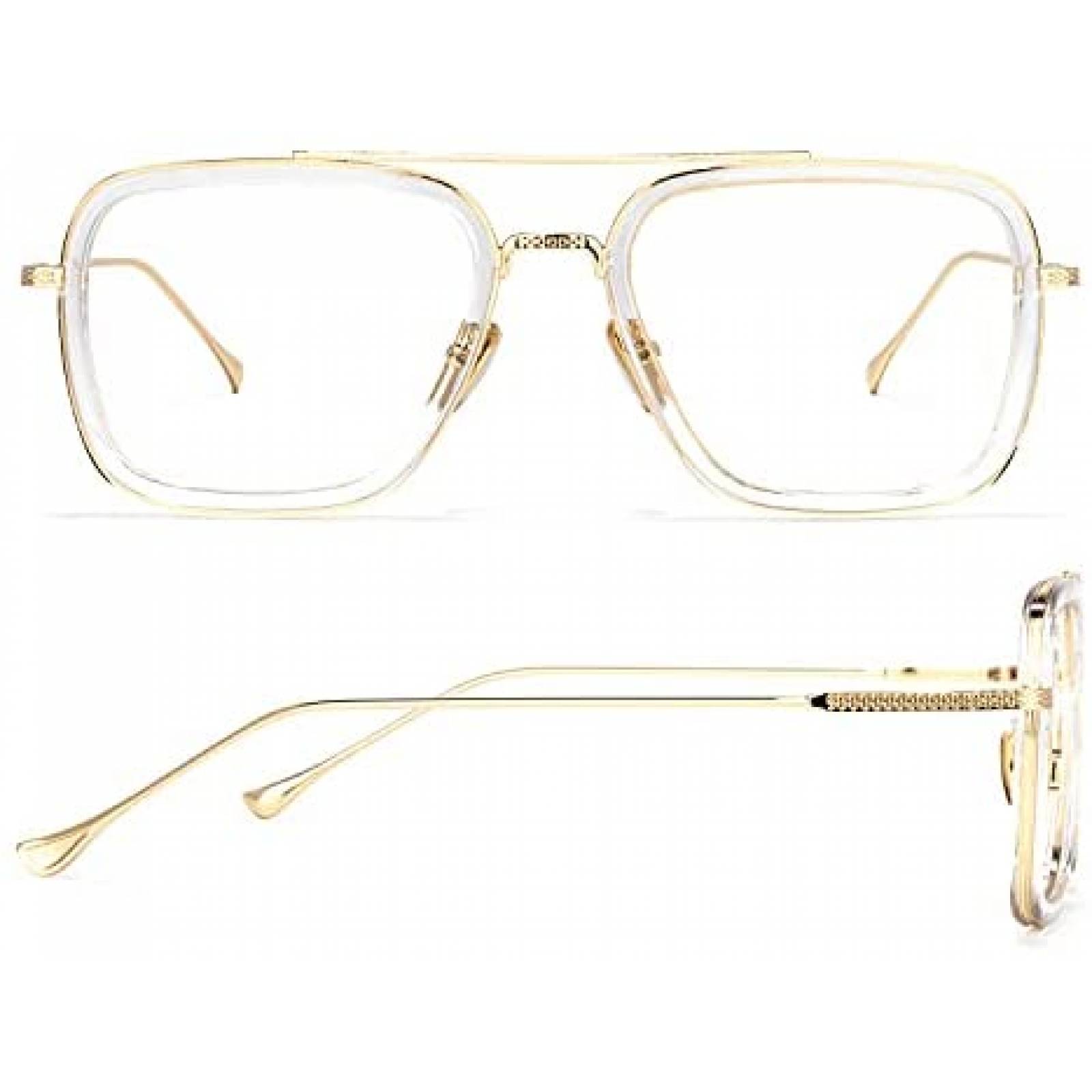 Lentes de Bloqueo de Luz Azul Voogueme Aviador -Dorado
