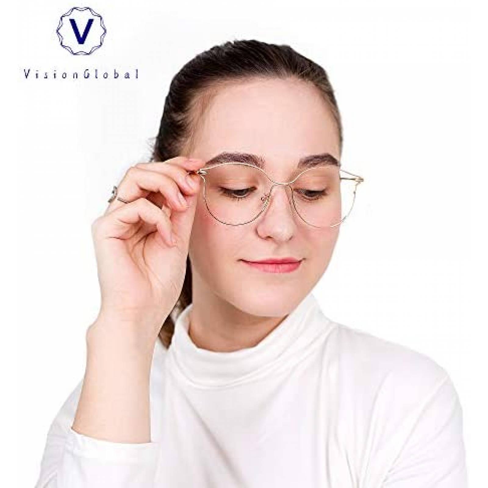 Gafas con bloqueo de luz azul VisionGlobal para mujer