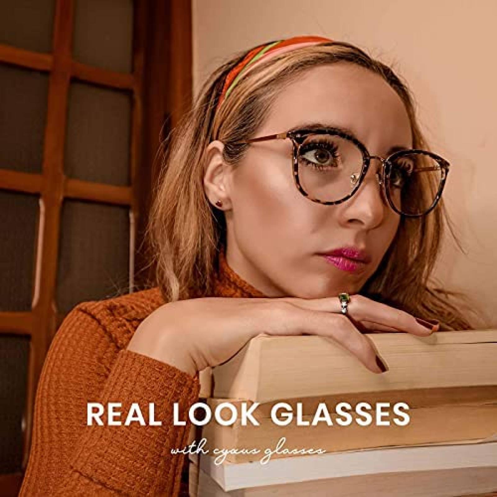 Gafas Cyxus TR90 de luz azul ultraligera con bloqueo UV