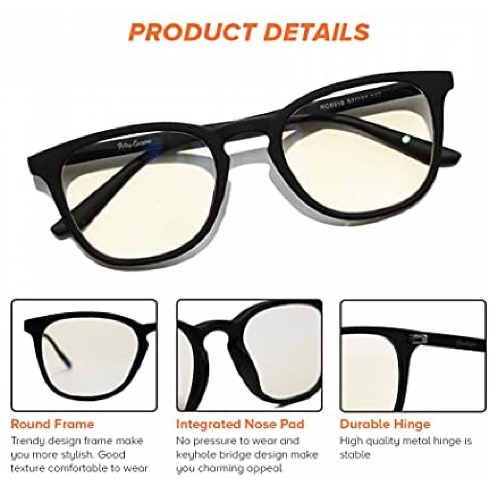 Lentes computador Riley Carson TR90 Mujer bloquea luz azul