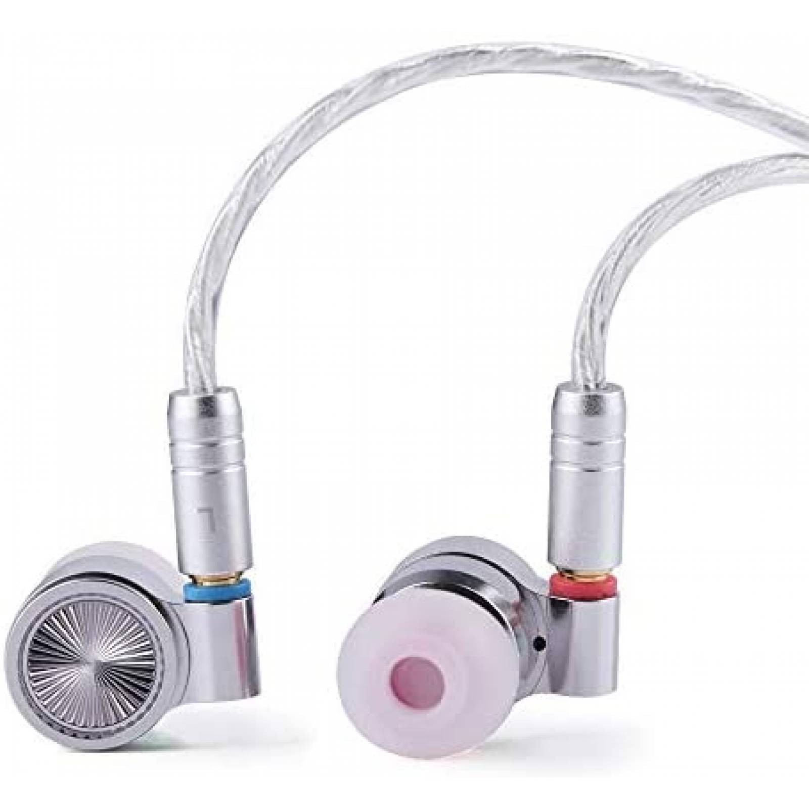 Audifonos Linsoul TIN HiFi T4 Alambricos 3.5mm -Plateado