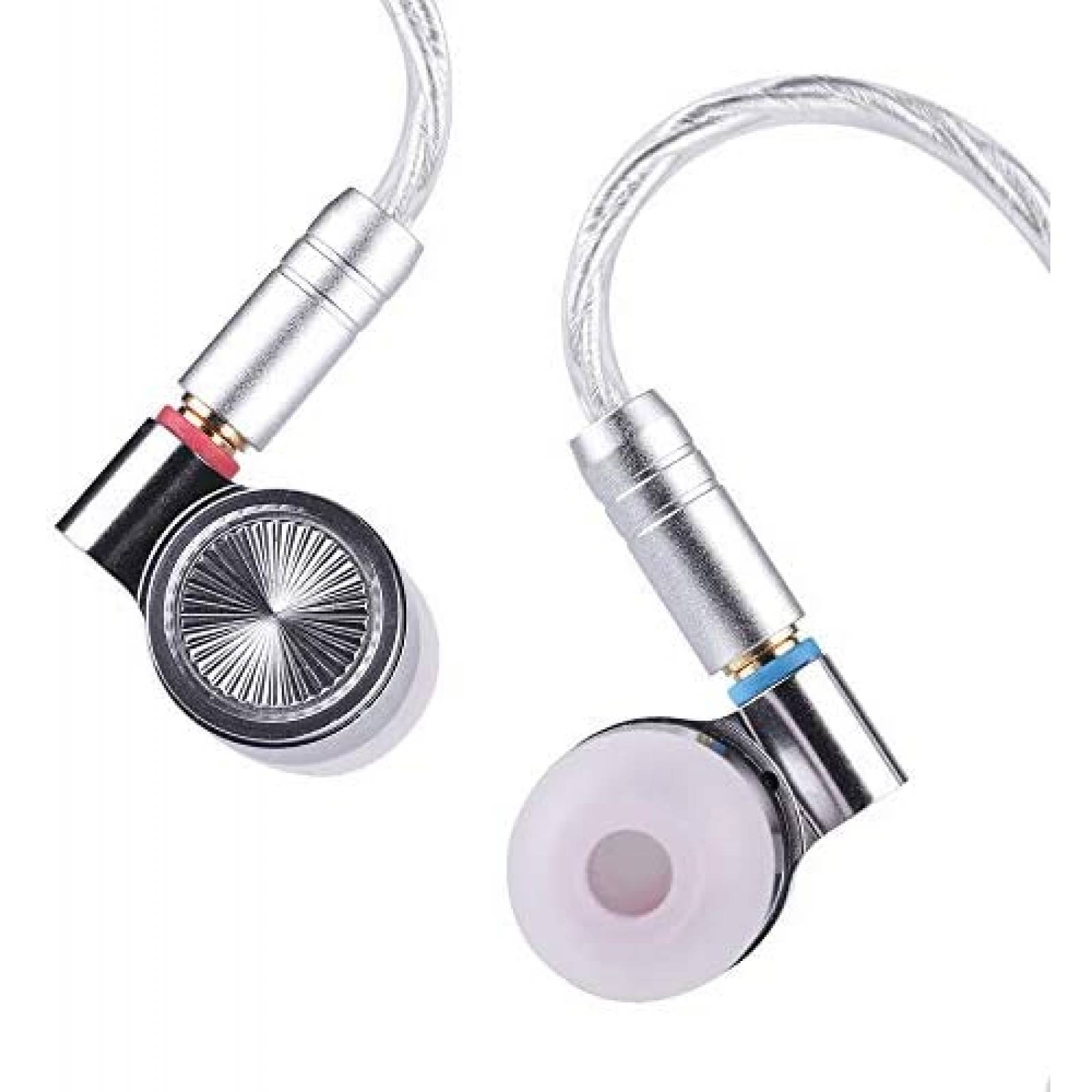 Audifonos Linsoul TIN HiFi T4 Alambricos 3.5mm -Plateado