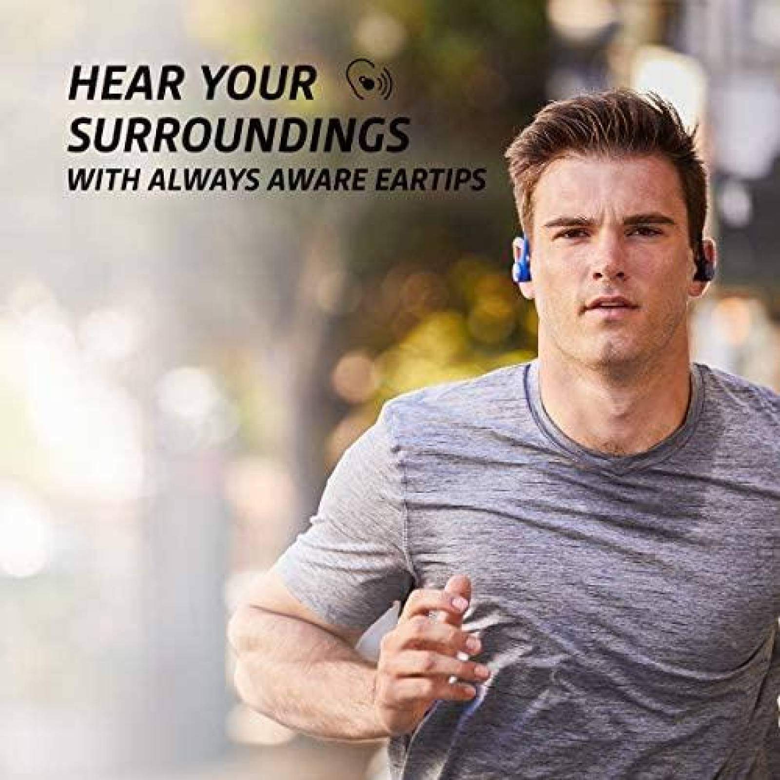 Auriculares Plantronics Poly BackBeat FIT 3150 inalambricos