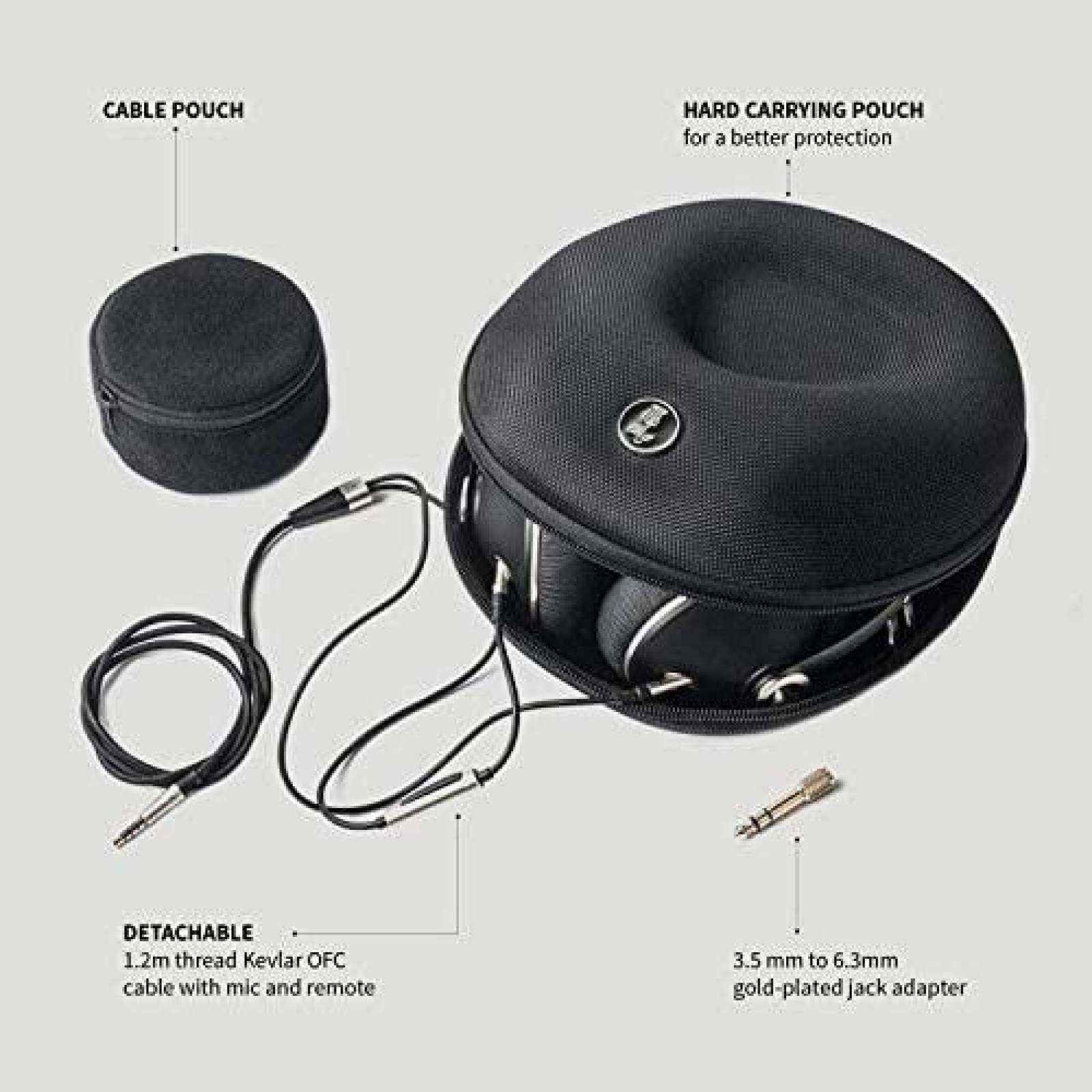 Audifonos Meze 99 Neo Ajustable C/Microfono -Negro