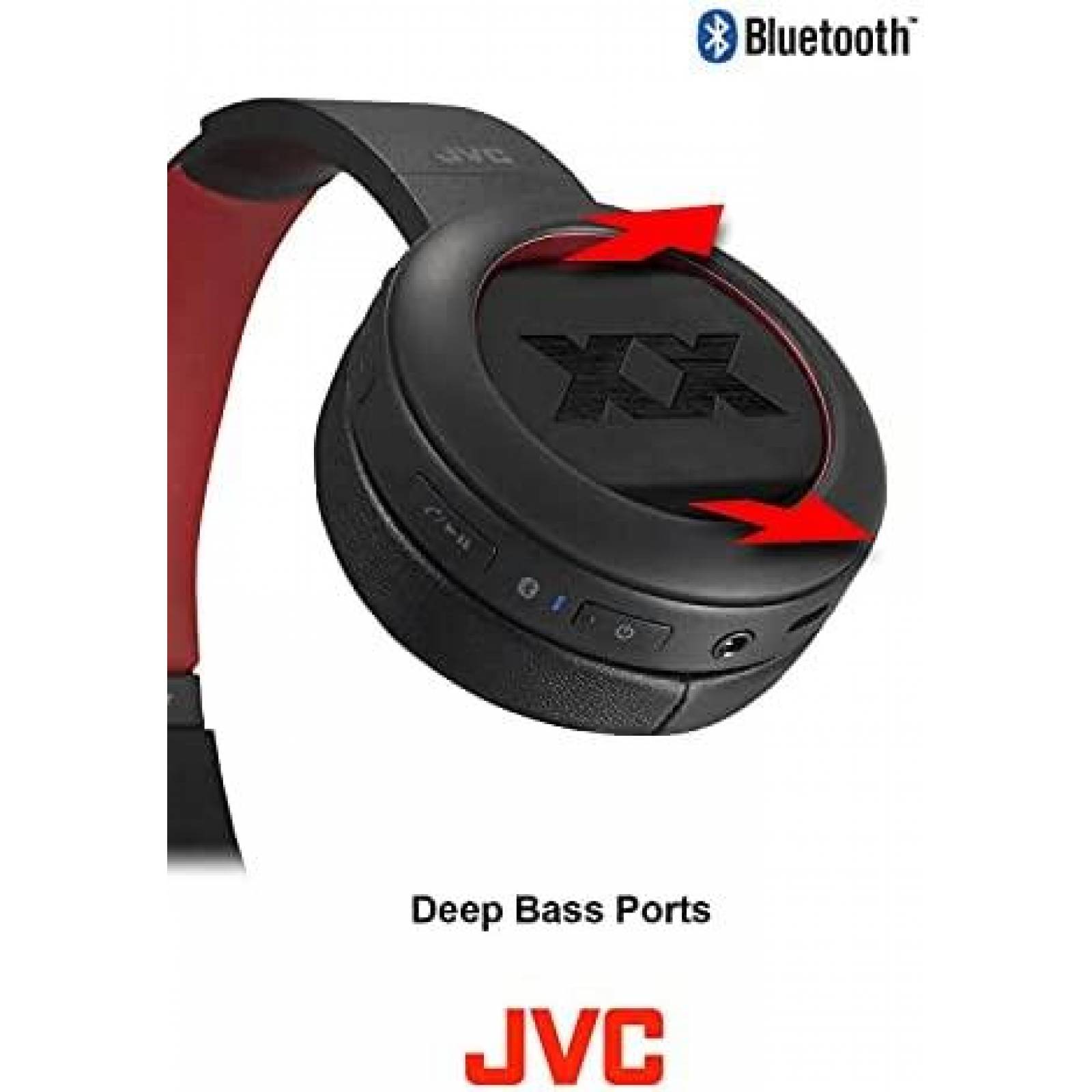 Audifonos JVC XX Bluetooth Inalambricos Hasta 40 hrs -Negro