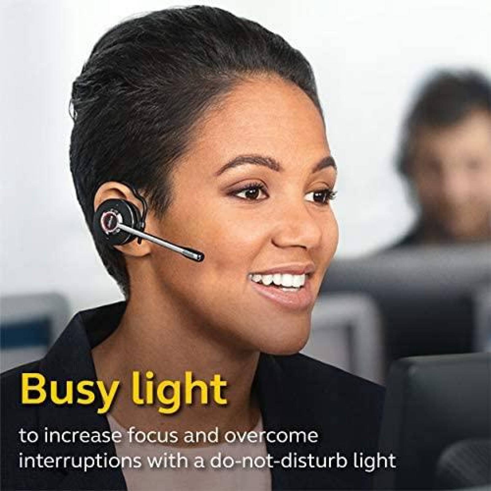 Audifono Jabra Diadema Inalambrica con Microfono -Negro